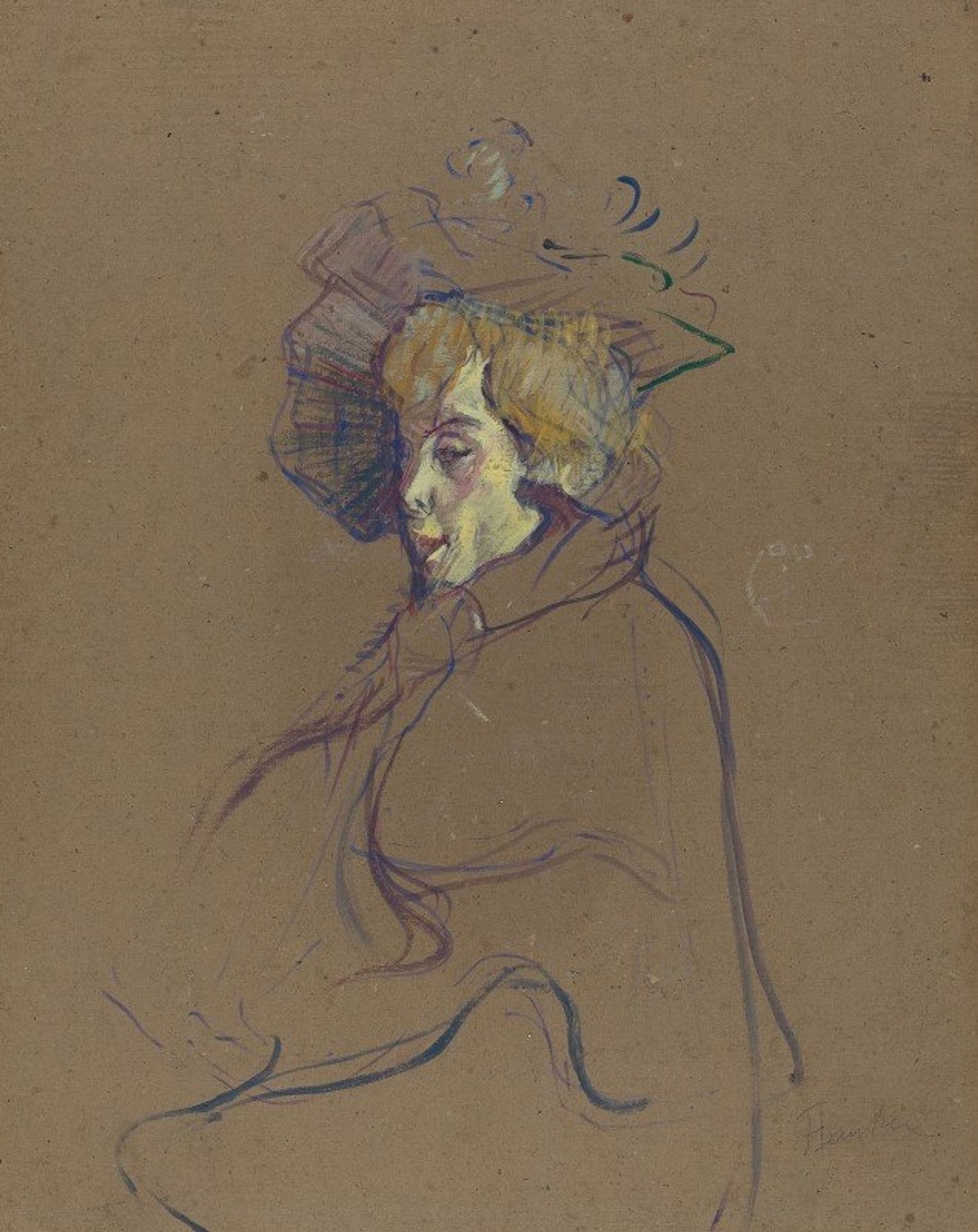 Jane Avril by Henri de Toulouse-Lautrec
