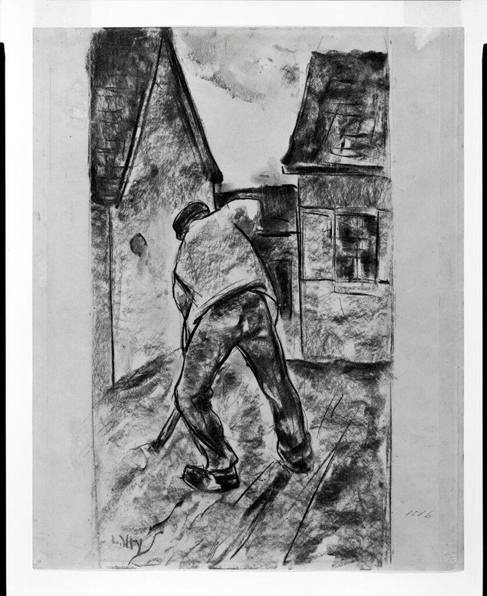 Man Digging by Lesser Ury
