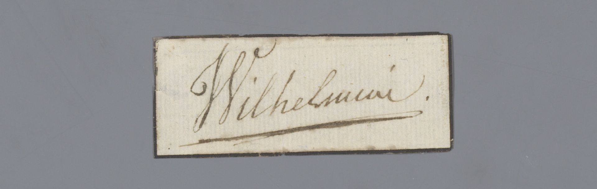 Document by Wilhelmina Frederica Louisa (koningin der Nederlanden)