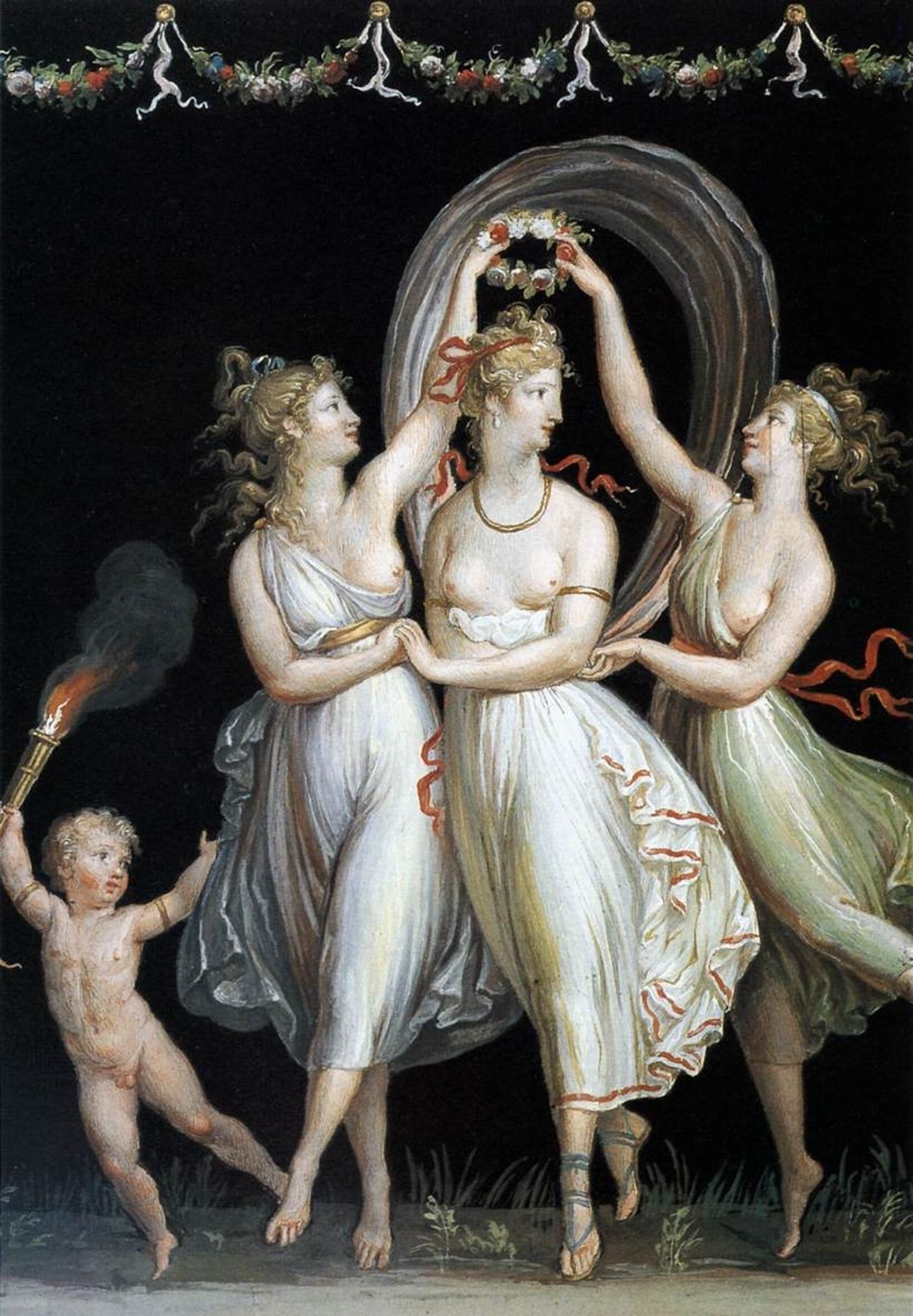 The Three Graces Dancing by Antonio Canova