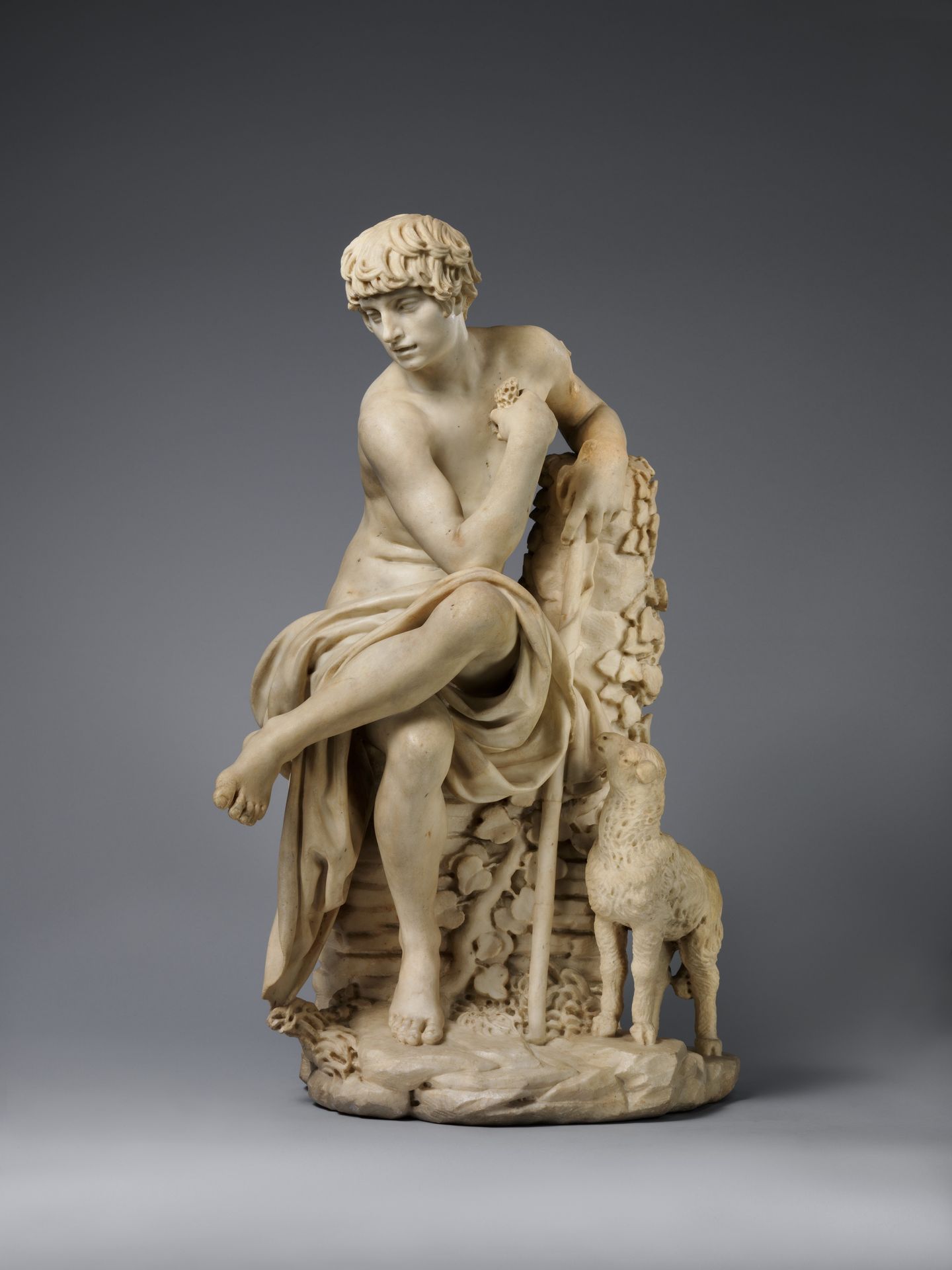 The Youthful Saint John the Baptist by Domenico Pieratti