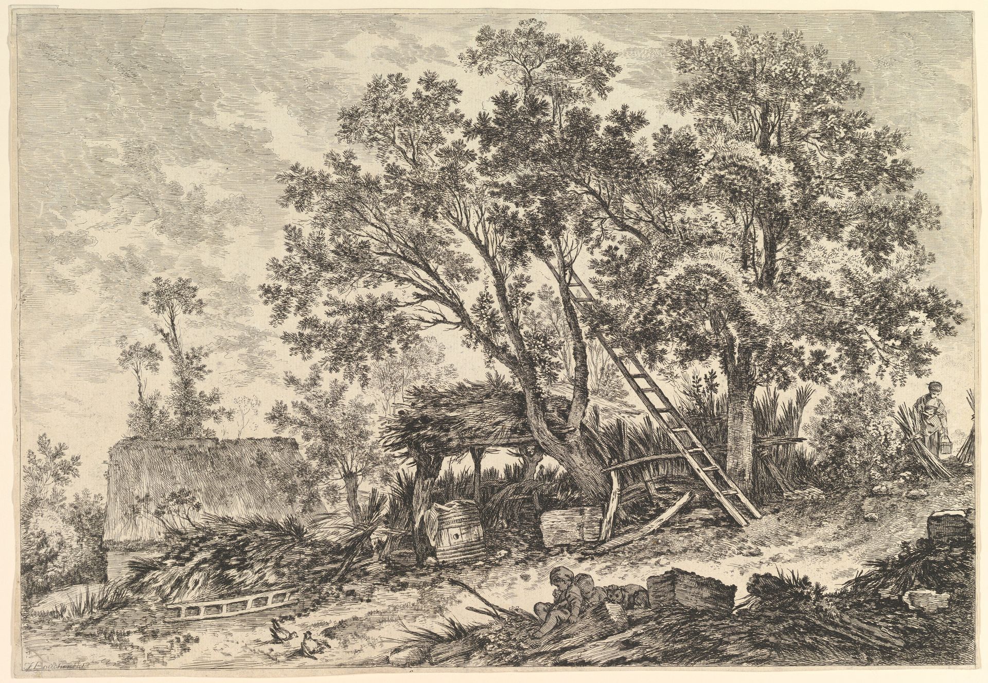 IIe. Vue de Fronville (2nd View of Fronville) by William Wynne Ryland