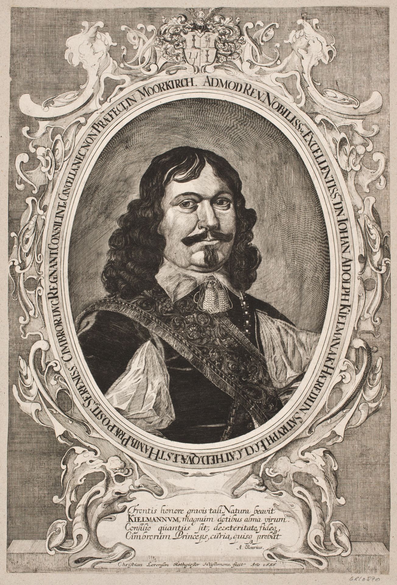 Johann Adam von Kielmannseck by Christian Rothgiesser