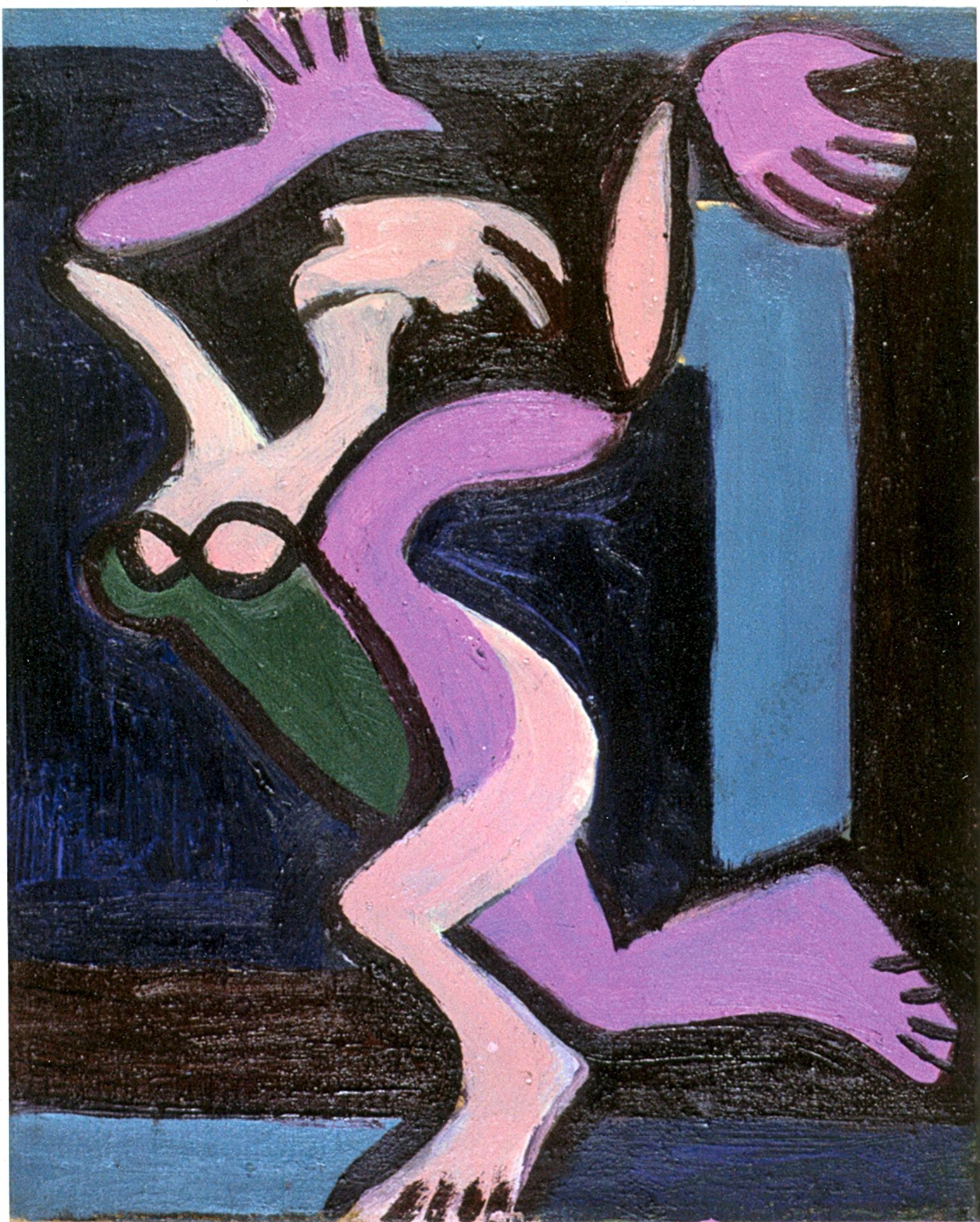 Dancing Female Nude, Gret Palucca by Ernst Ludwig Kirchner