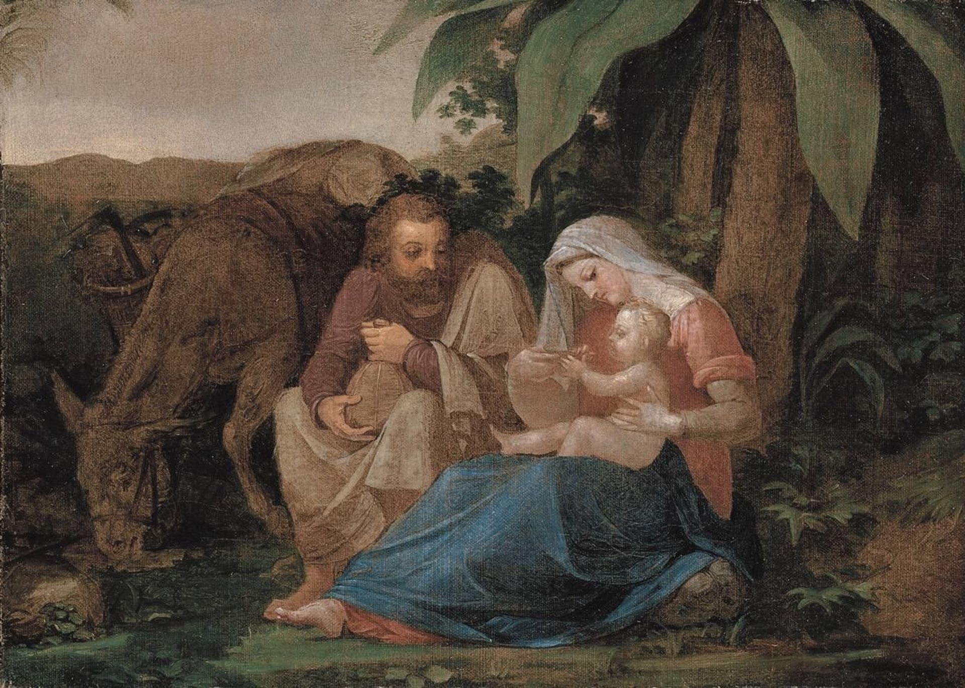 Ruhe Auf Der Flucht by Philipp Otto Runge