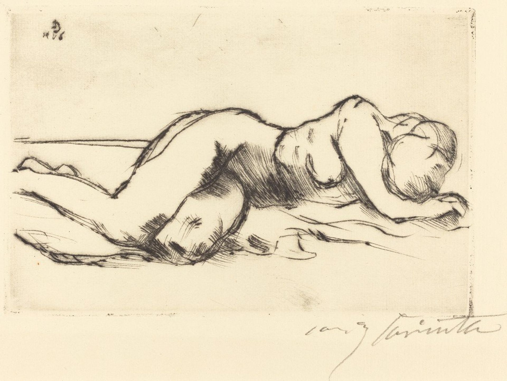 Female Nude by Lovis Corinth