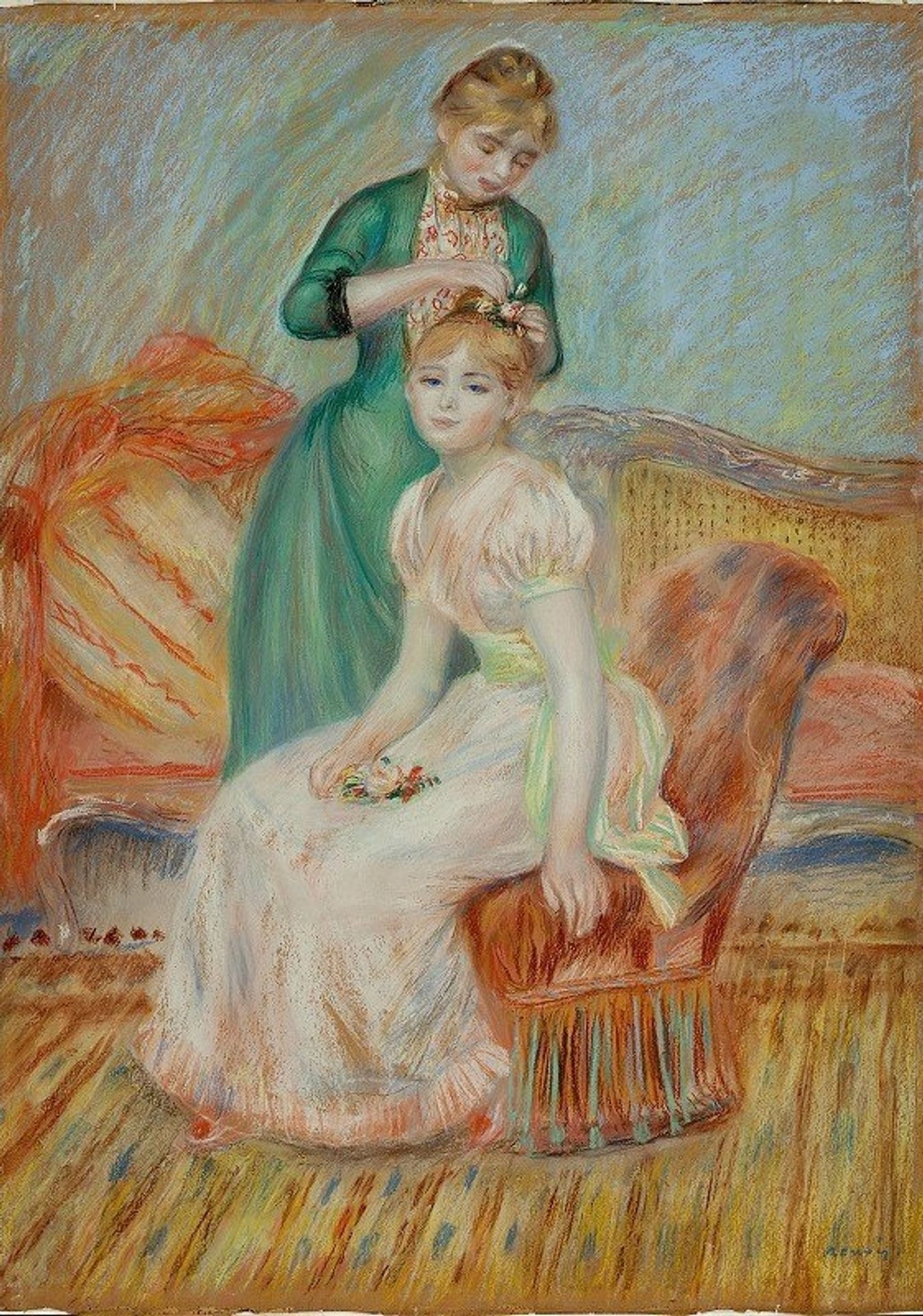 La Toilette by Pierre-Auguste Renoir