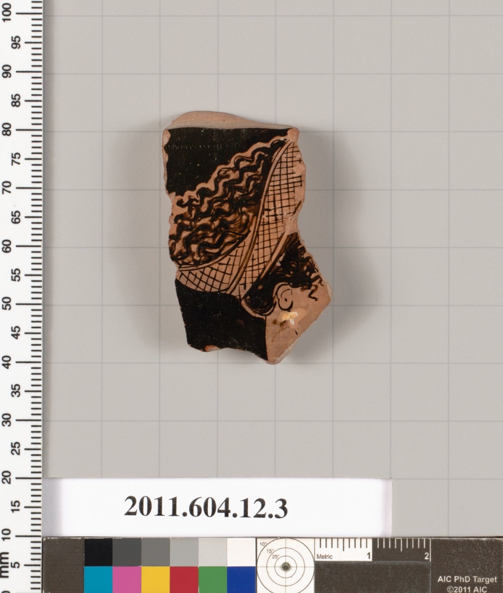 Terracotta fragment of a closed shape by Black Fury Group