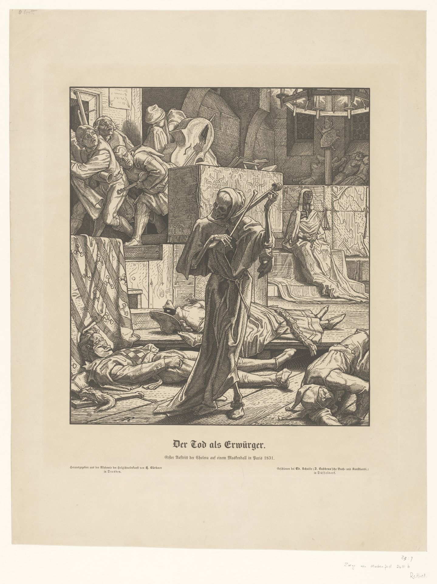 De Dood speelt muziek tussen dode acteurs by Gustav Richard Steinbrecher