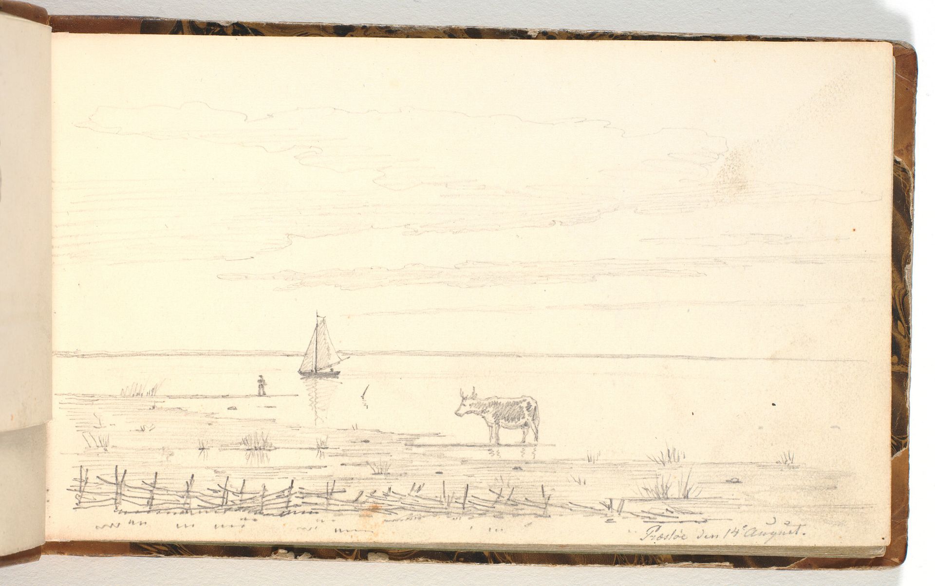 Landskab ved Præstø by Martinus Rørbye