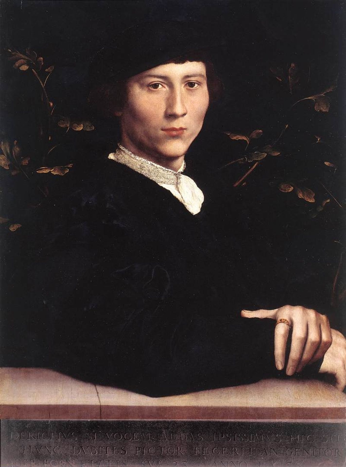 Portrait of Derich Born by Hans Holbein the Younger