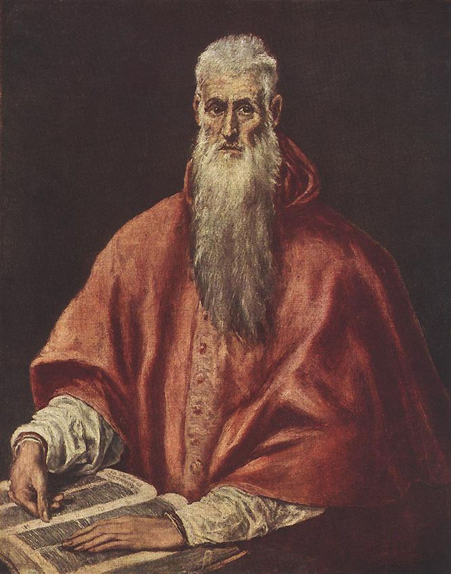 St. Jerome as Cardinal by El Greco (Domenikos Theotokopoulos)