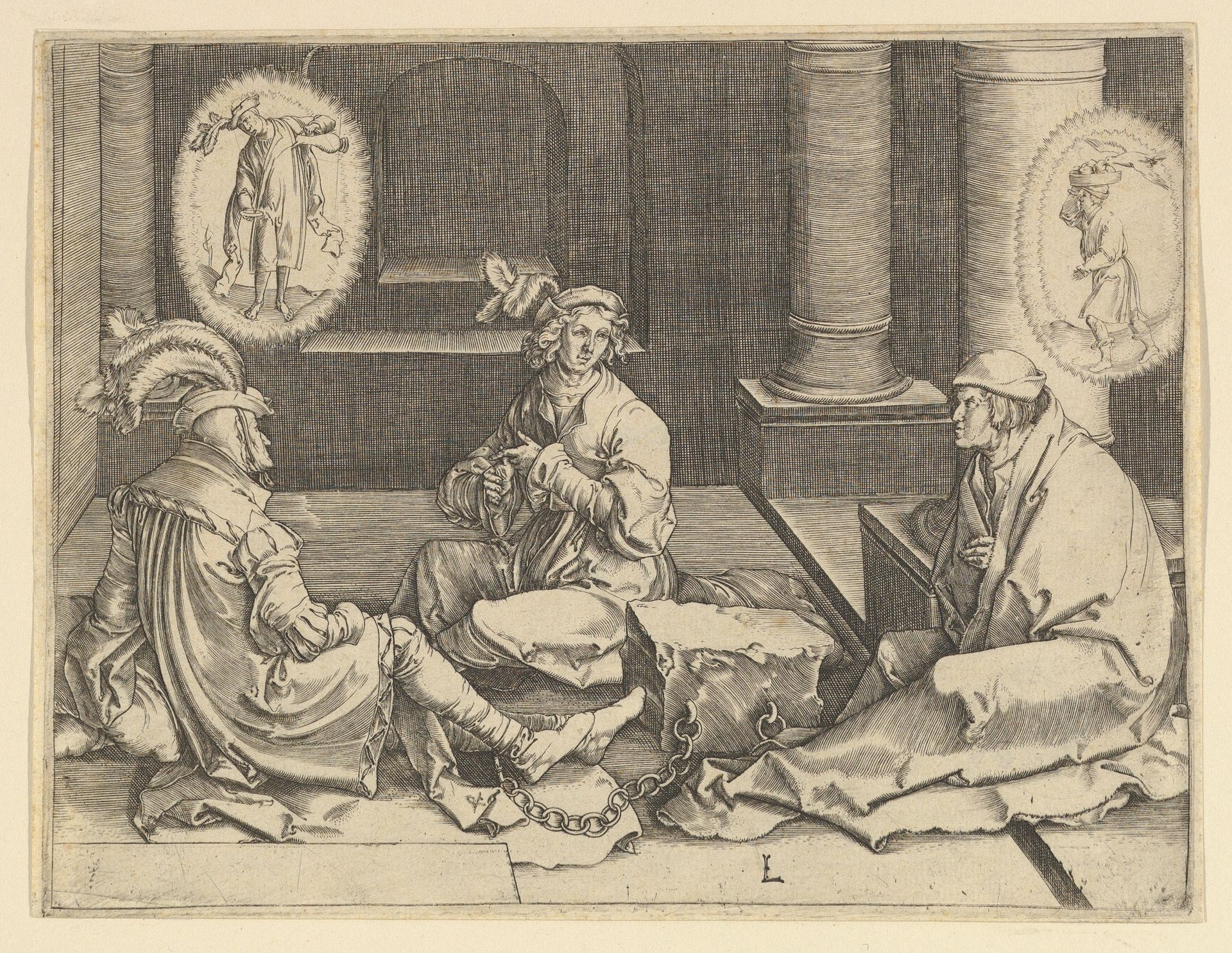 Joseph in Prison (copy) by Clement de Jonghe