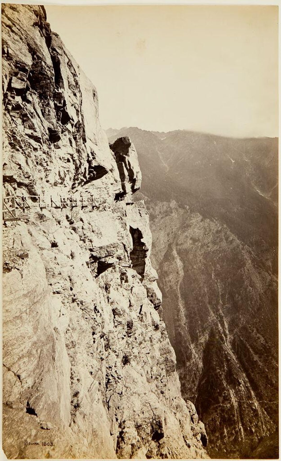Wagna Valley, the Cliff, Near View by Samuel Bourne
