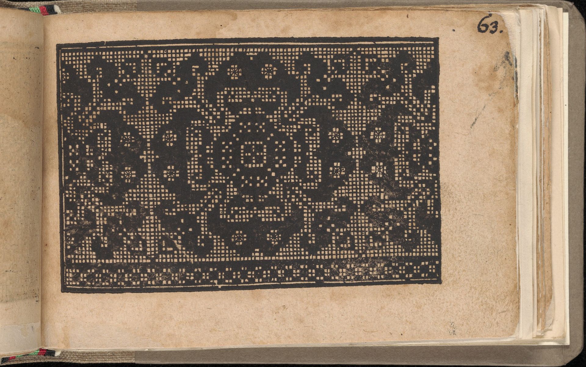 Schön newes Modelbuch (Page 63r) by Sigismundus Latomus