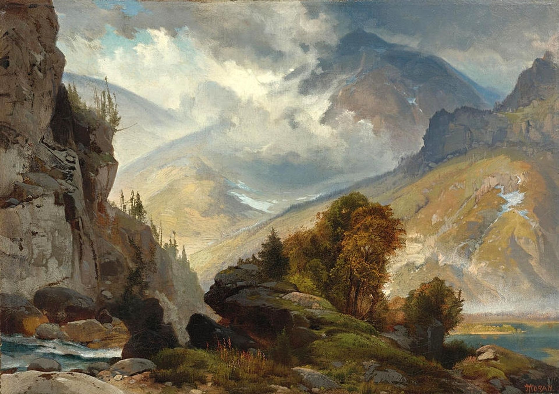 The White Mountains by Thomas Moran