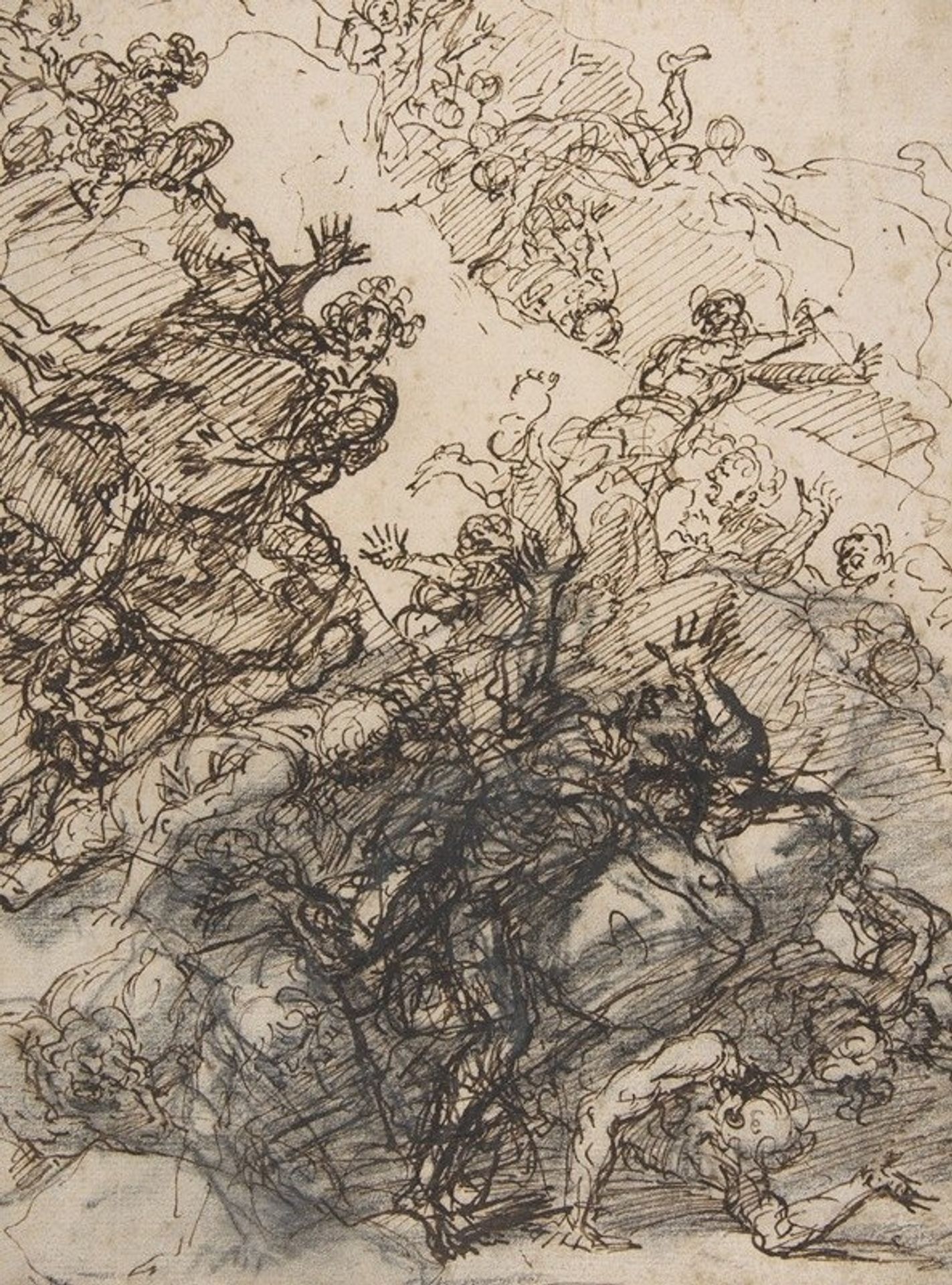 The Fall of the Giants by Salvator Rosa