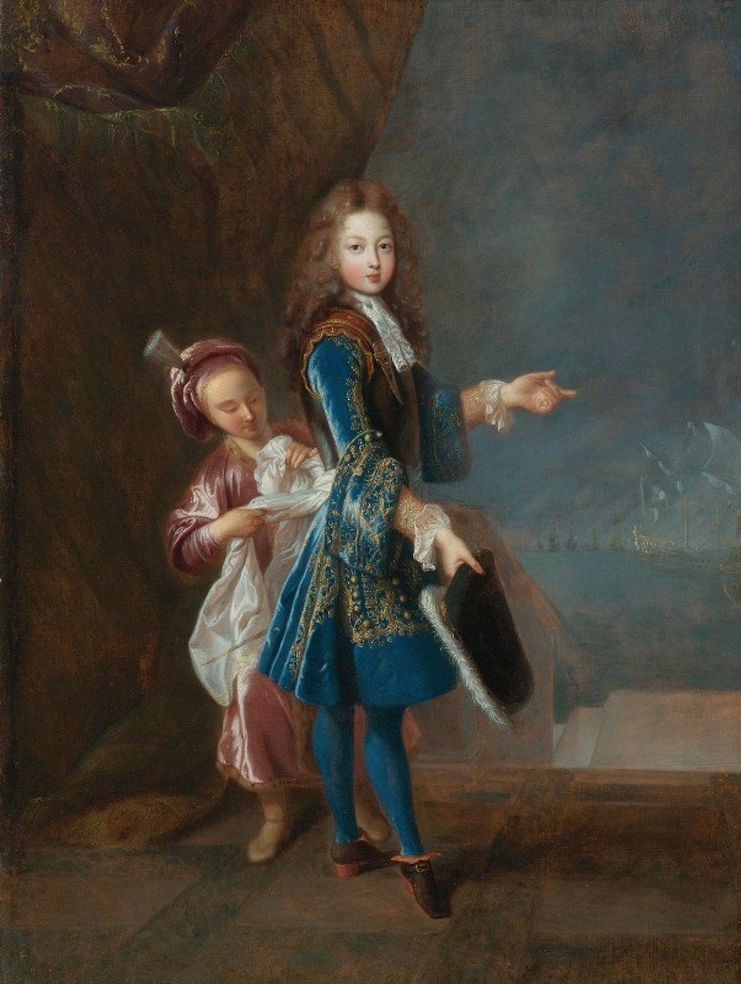 Portrait Of Louis Alexandre De Bourbon, Comte De Toulouse by Jean-François de Troy