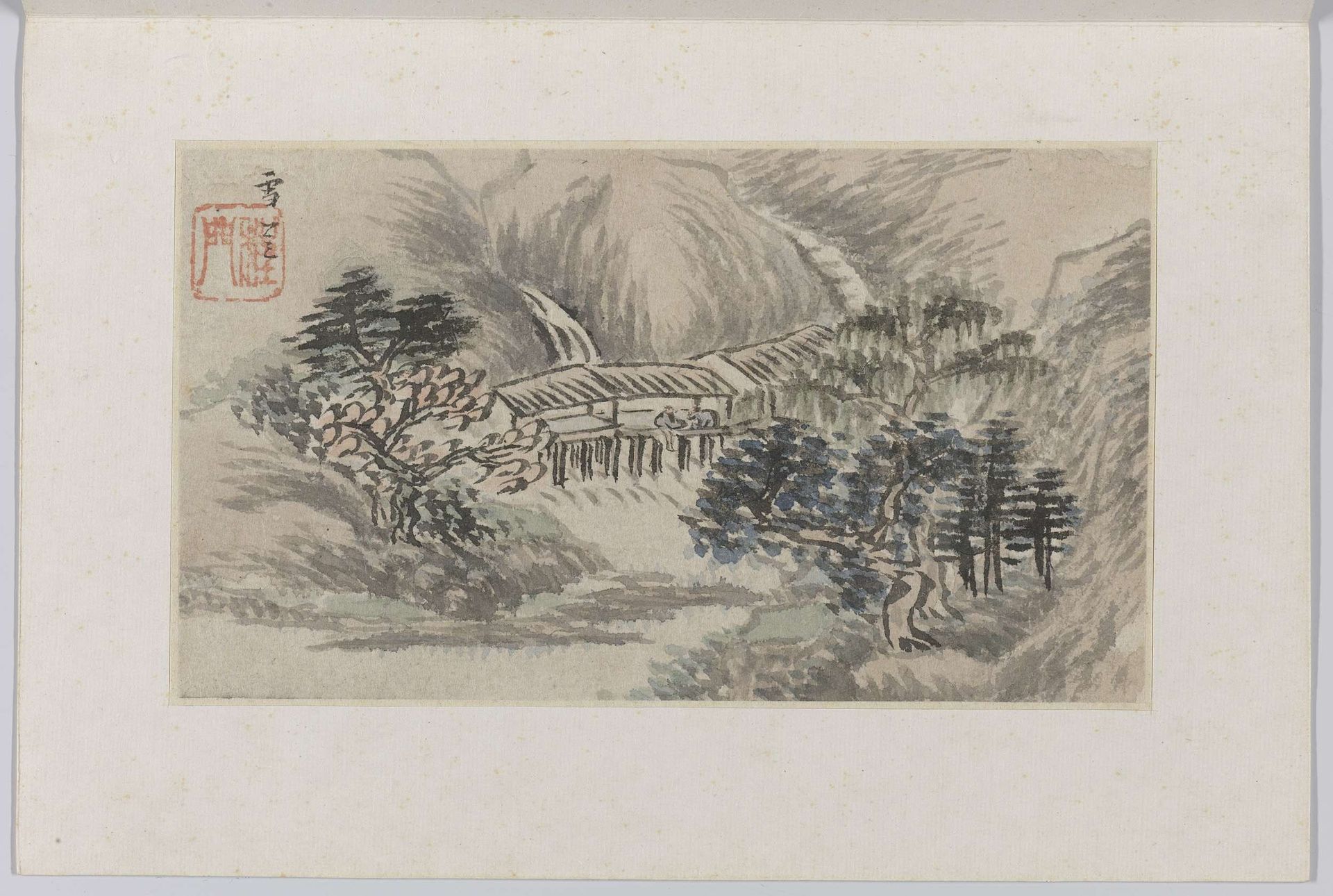 Landschap by Cheng Men