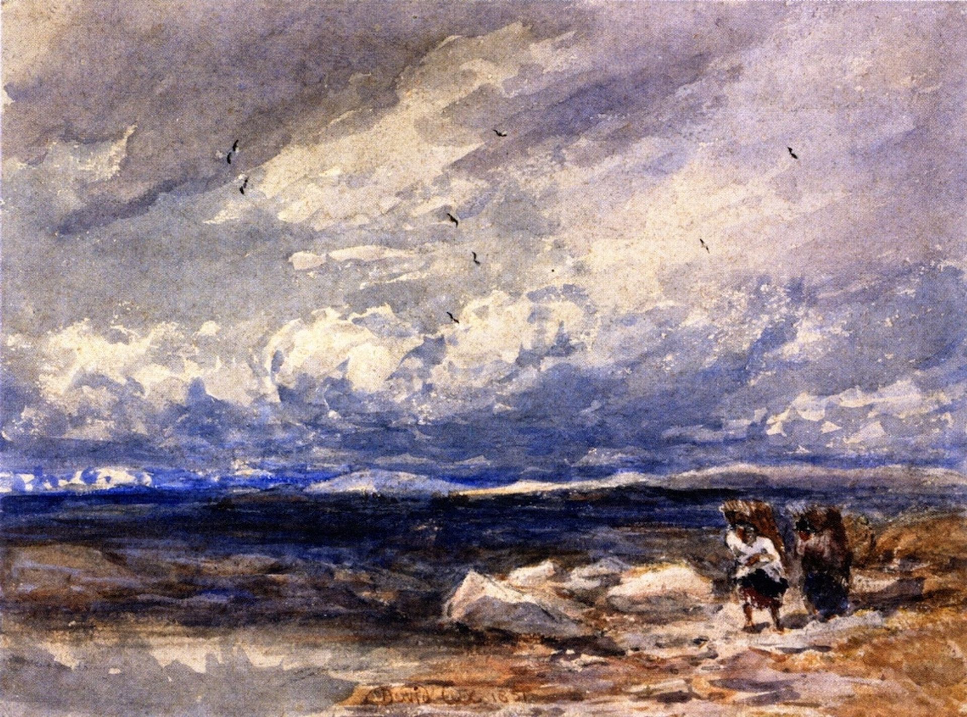 On Carrington Moss, Cheshire by David Cox