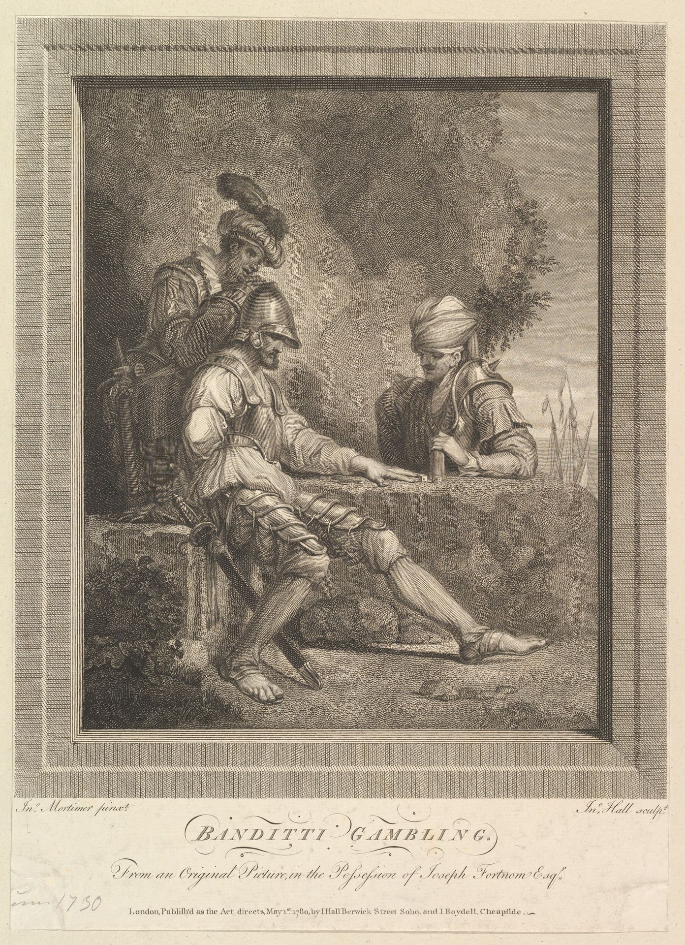 Banditti Gambling by John Hall