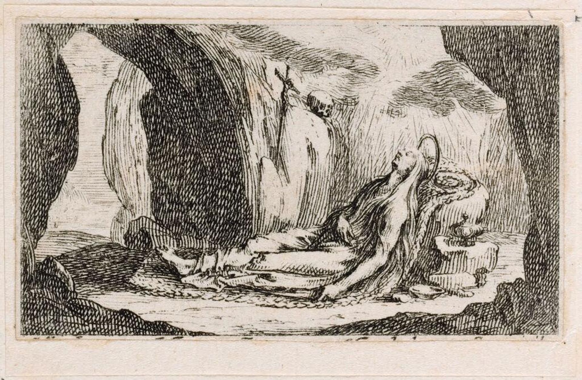 Death of Mary Magdelene by Jacques Callot