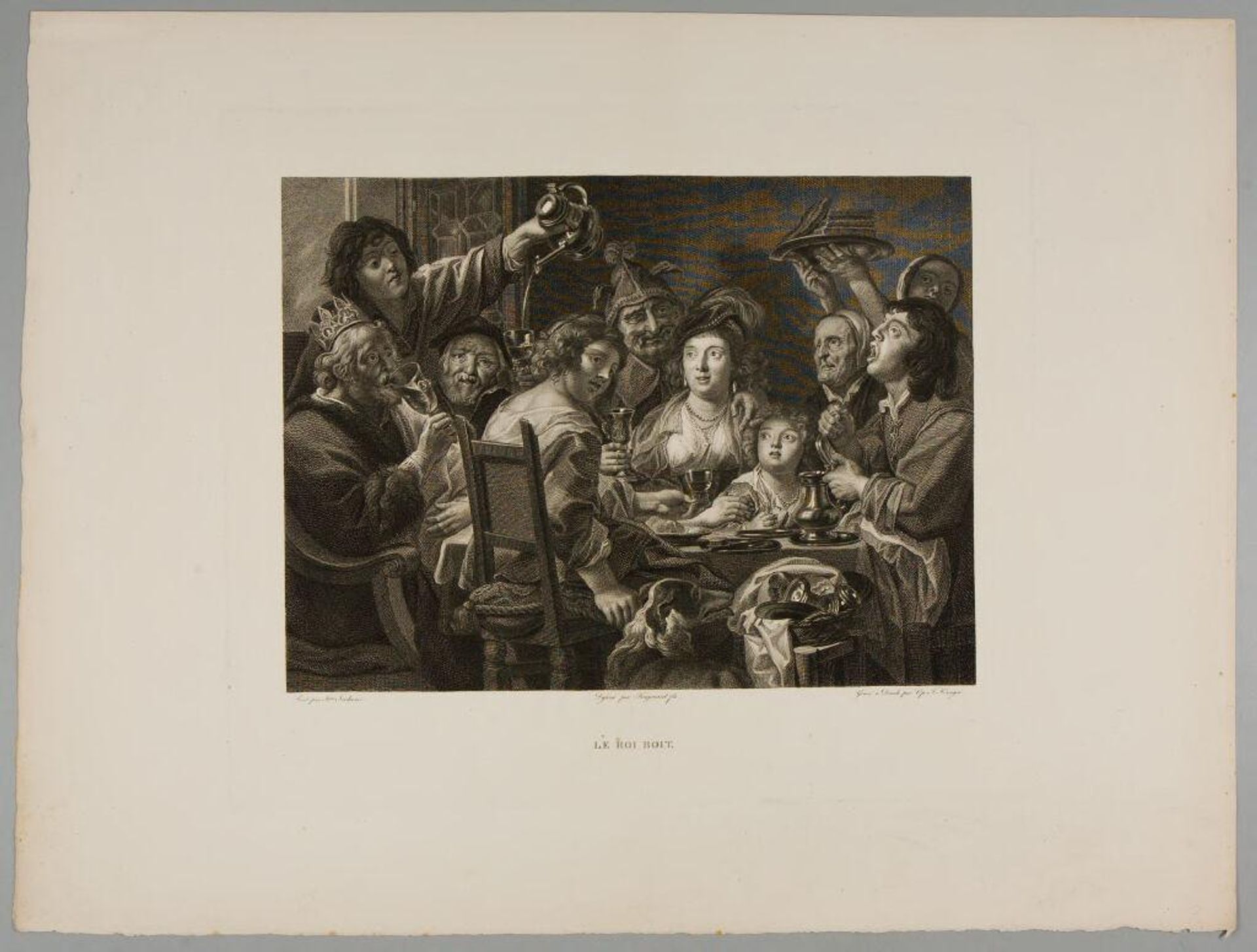 The King Drinks by Ephraim Gottlieb Krüger