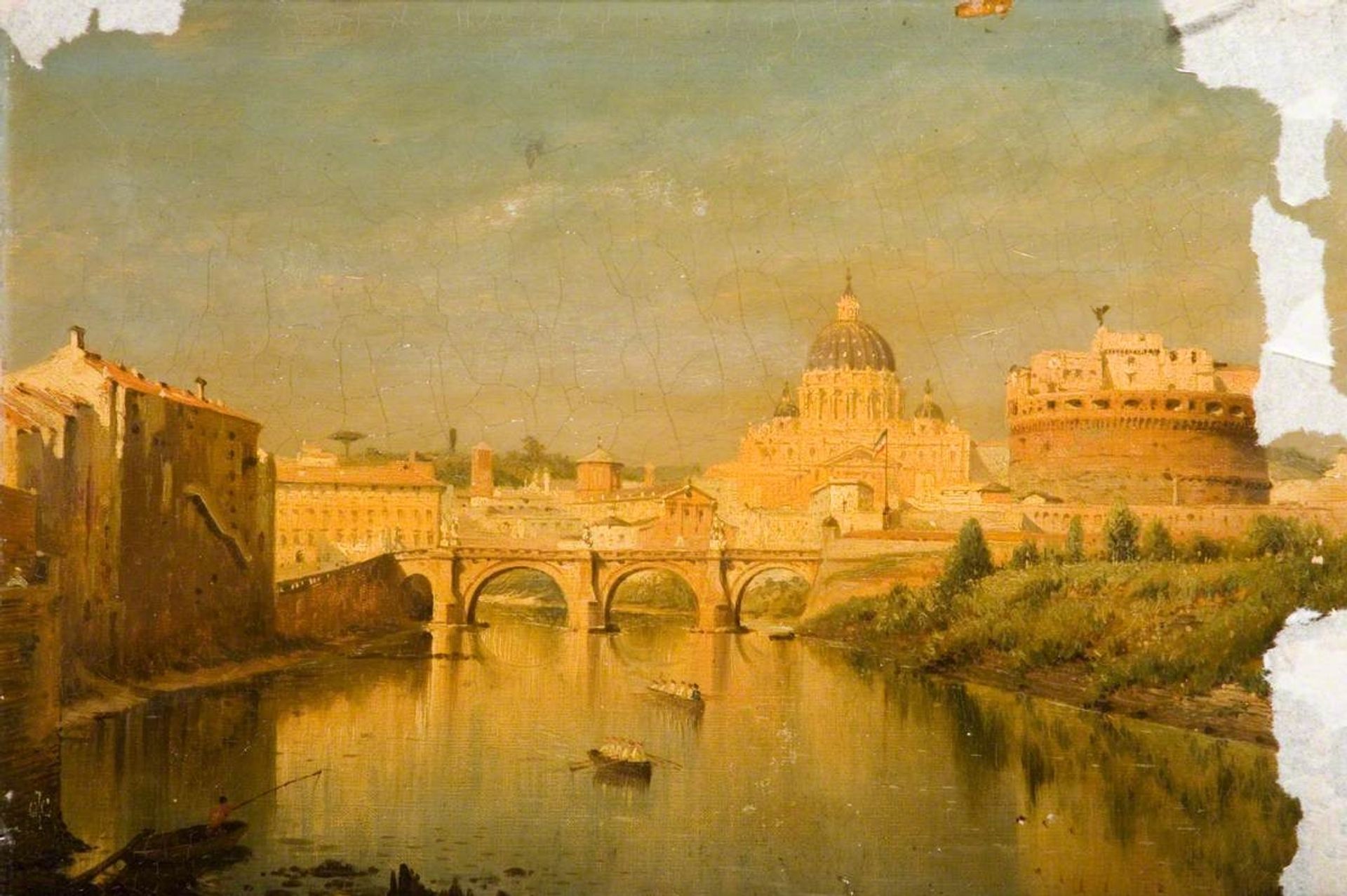 Rome, the Bridge of Sant'Angelo by John O'Connor