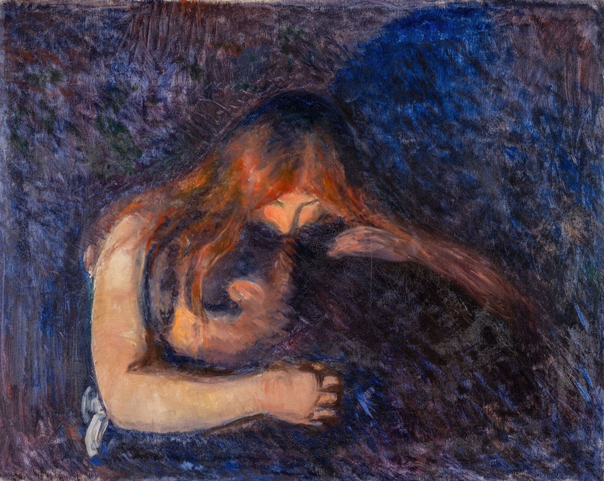 The Vampire by Edvard Munch