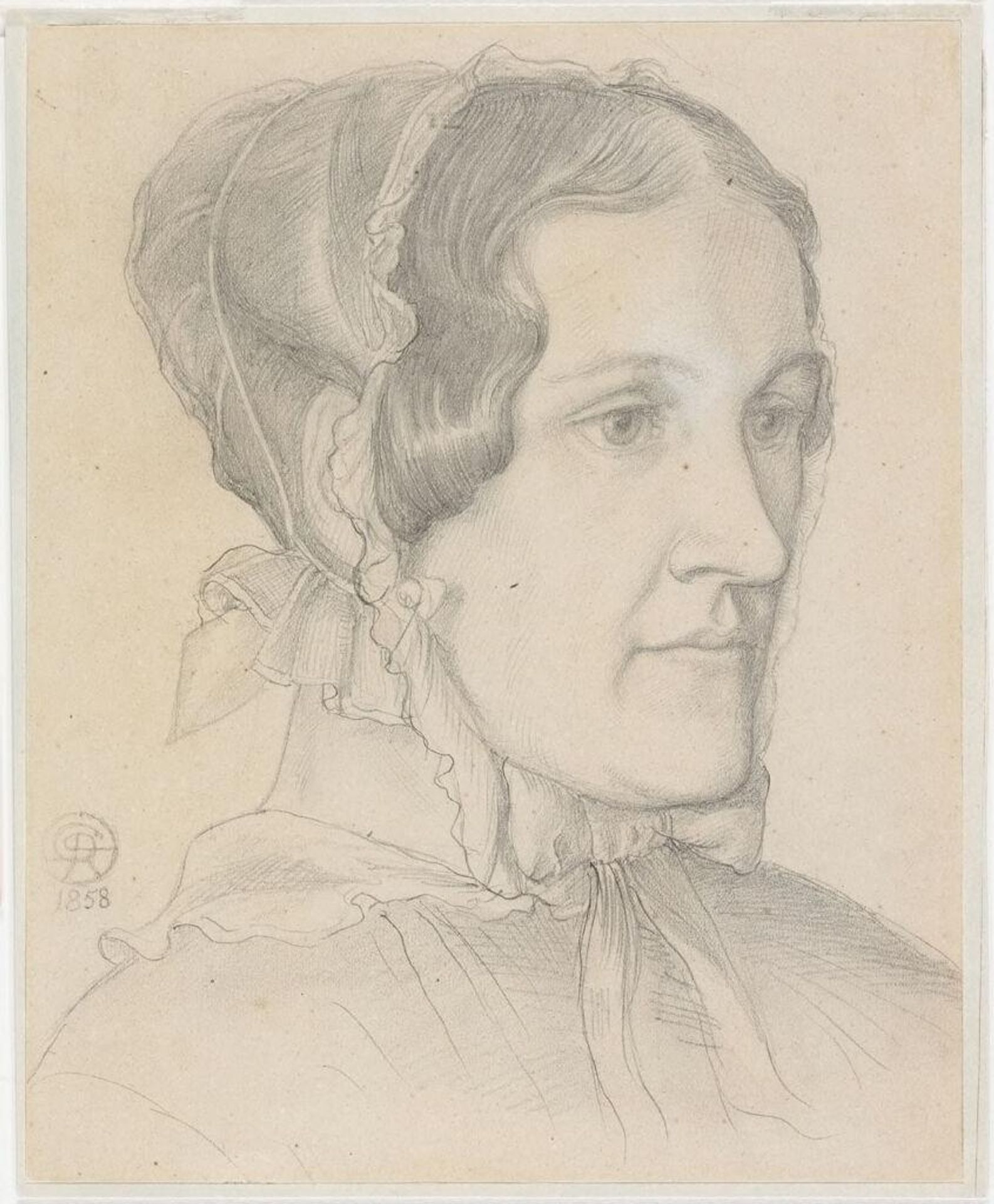 Portrait of Eliza Polidori by Dante Gabriel Rossetti