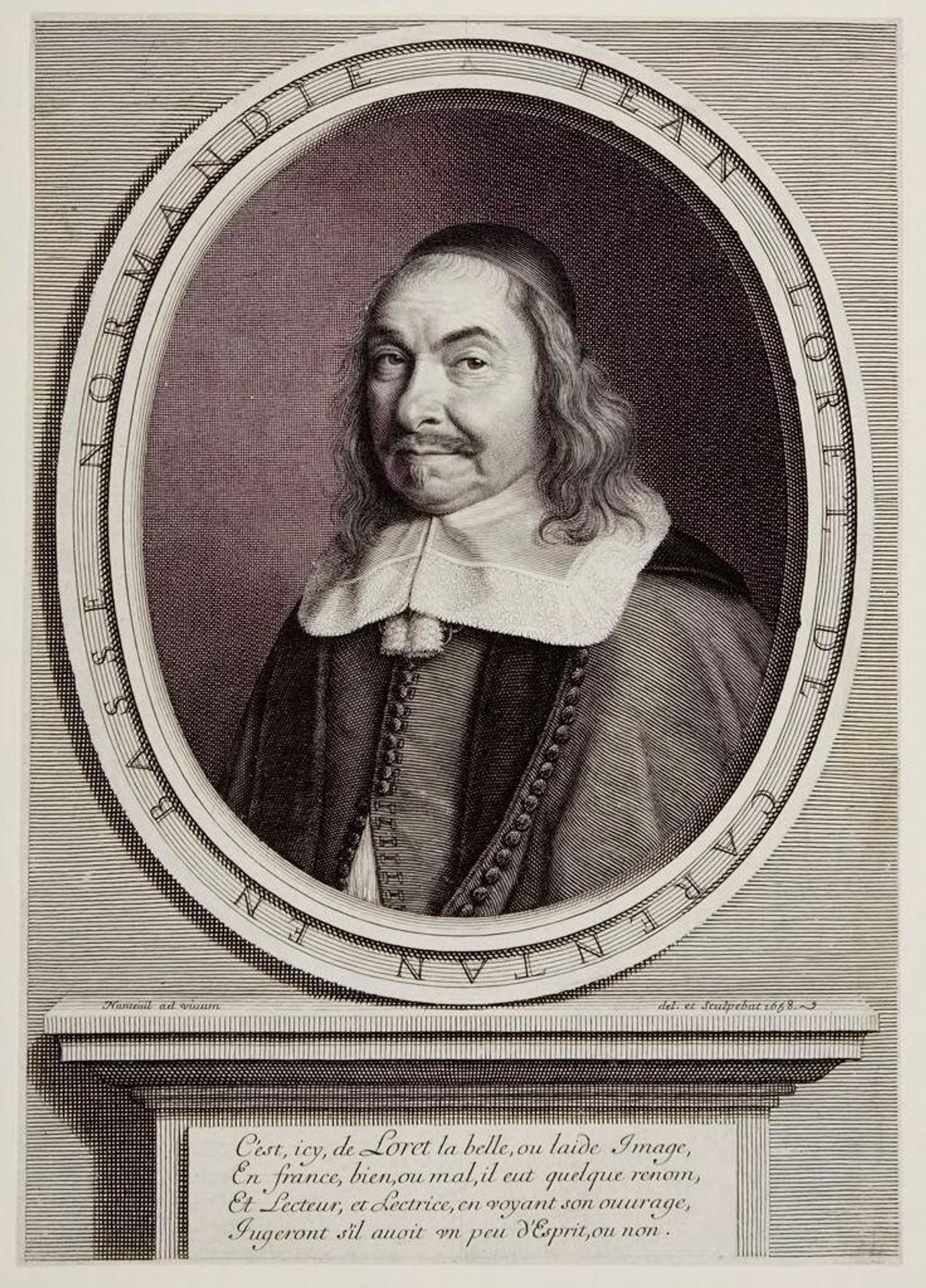 Jean Loret by Robert Nanteuil