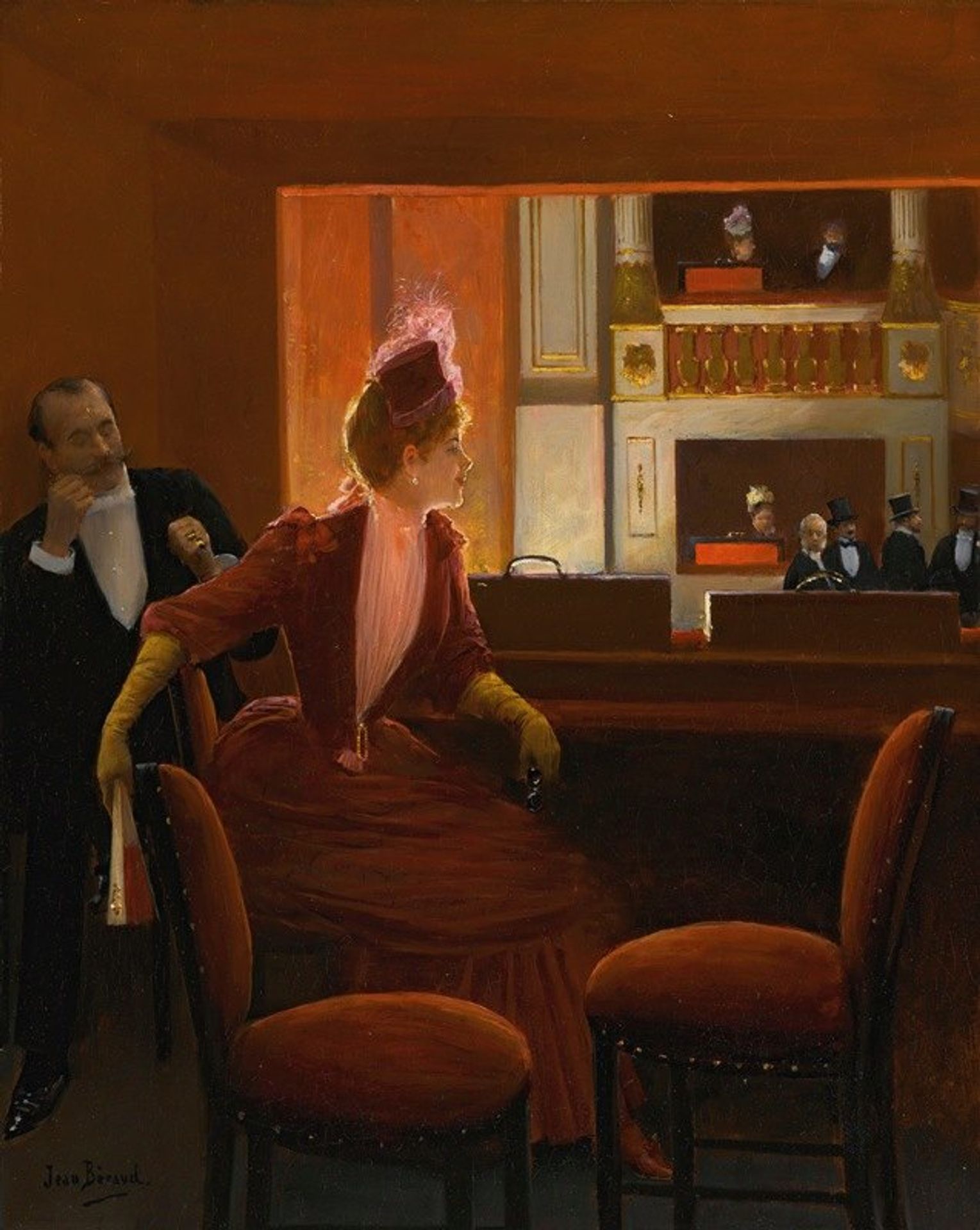 La Loge by Jean Béraud
