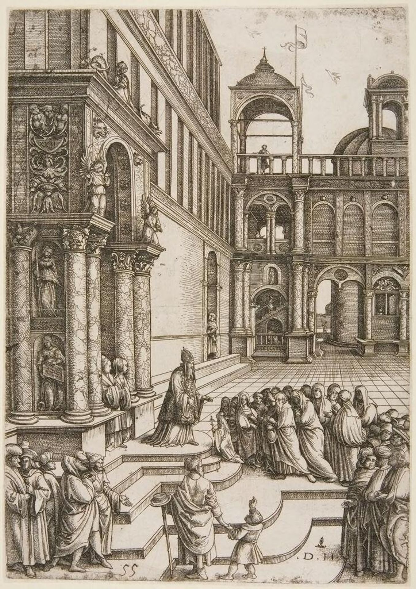 Presentation of the Virgin by Daniel Hopfer