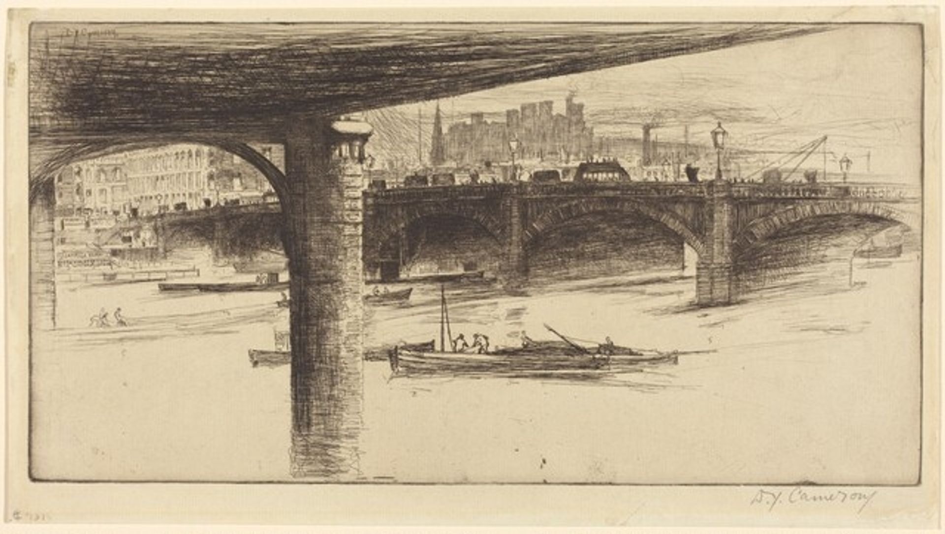 Jamaica Street Bridge by David Young Cameron