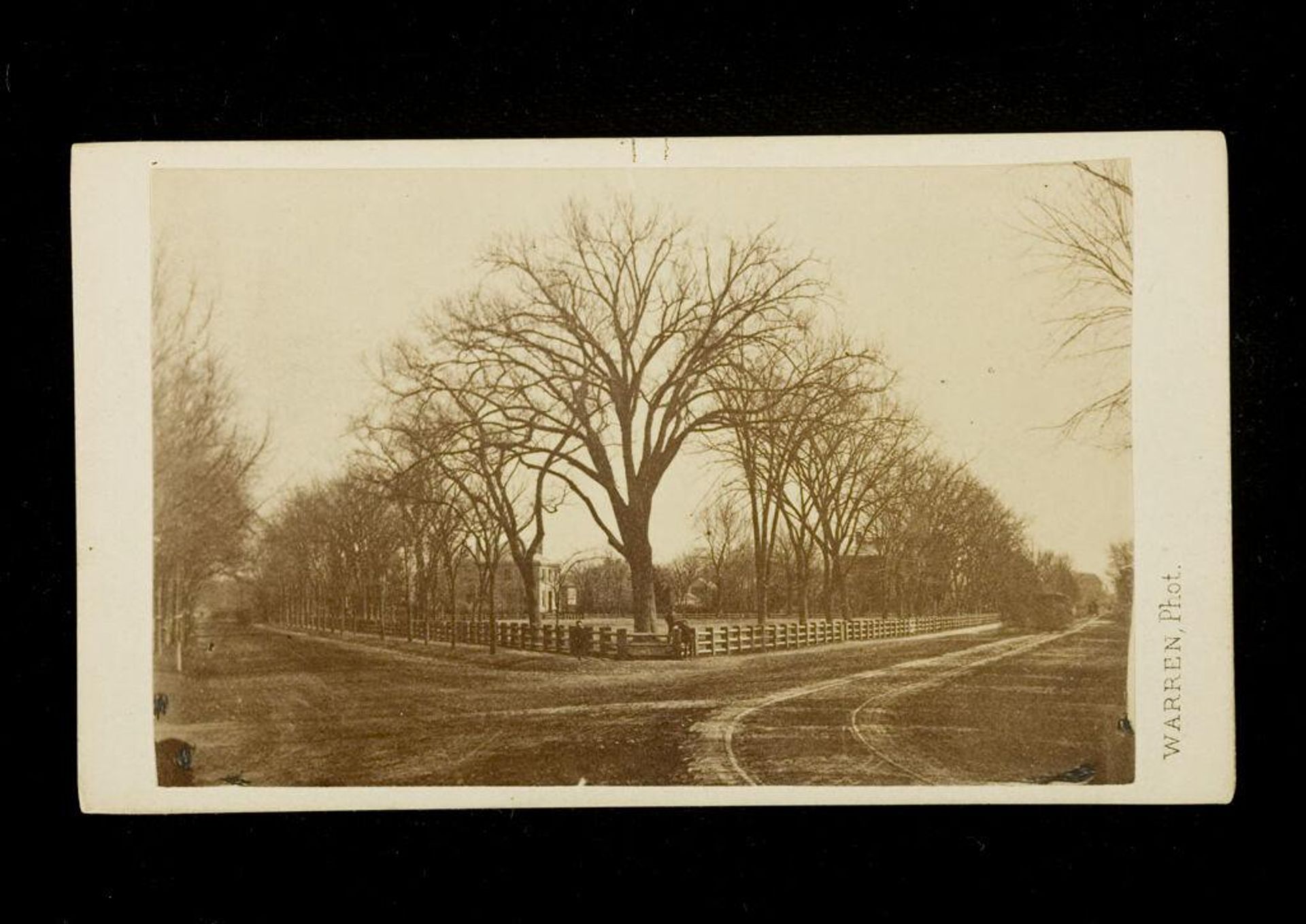 Untitled (labelled "delta". The Jared Sparks House was  located in the area known as the Delta, where Memorial Hall now stands.   The Sparks house street address was 21 Kirkland Street.) by George Kendall Warren