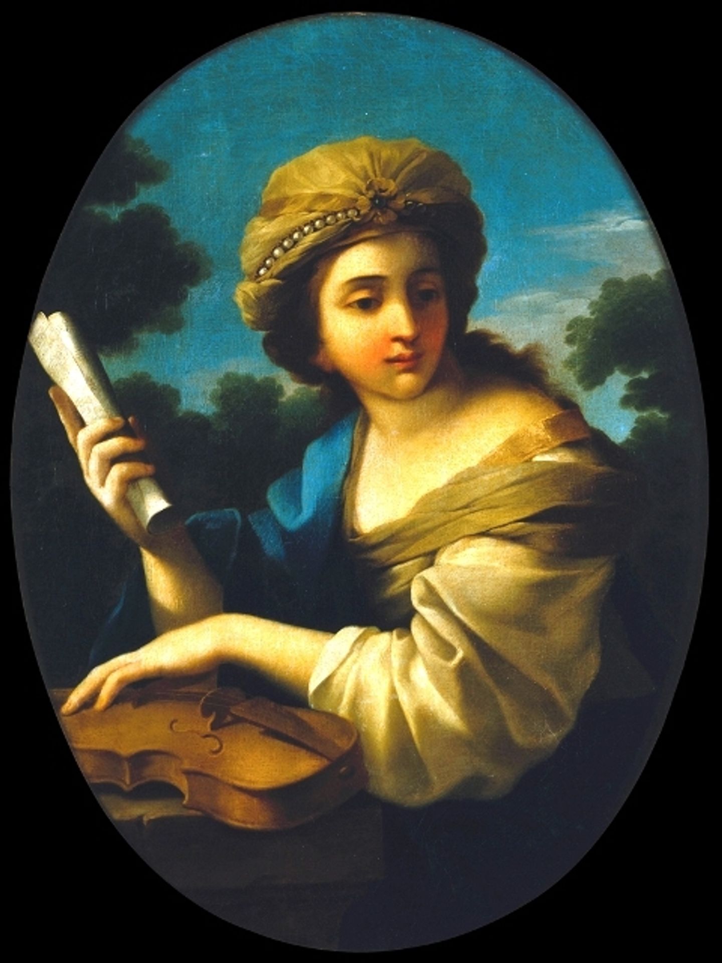 Music's allegory by Vieira Portuense