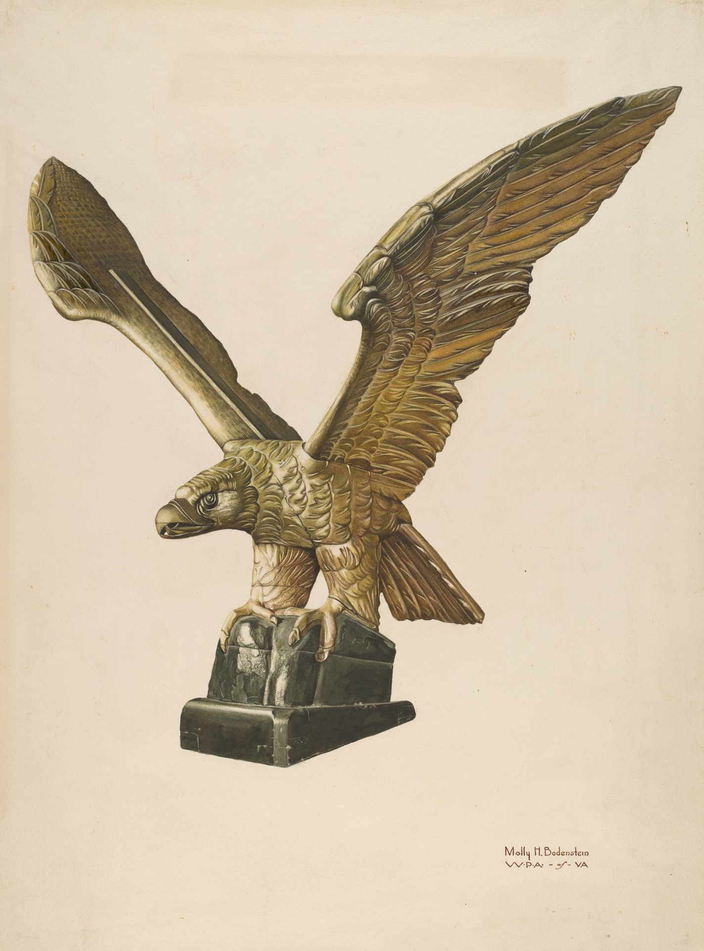 Eagle: Pilot House Ornament by Molly Bodenstein