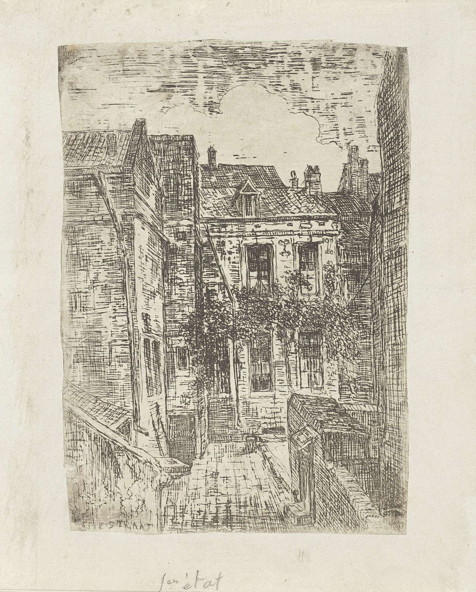 Smeestraat te Maastricht by Alexander Schaepkens
