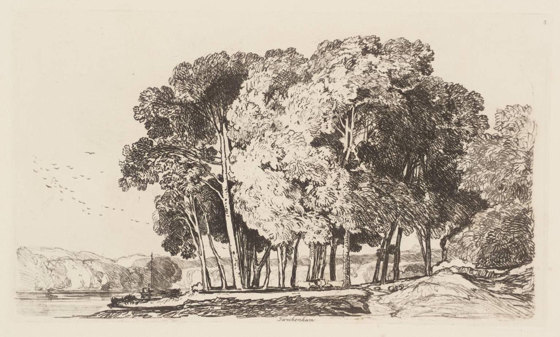 Trees near Twickenham by John Sell Cotman