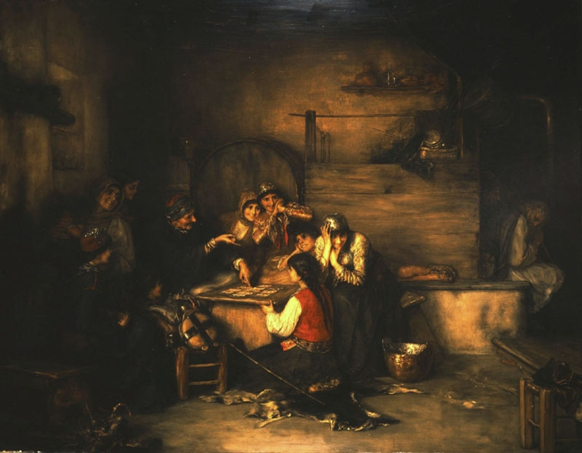 The Fortune Teller by Nikolaos Gyzis
