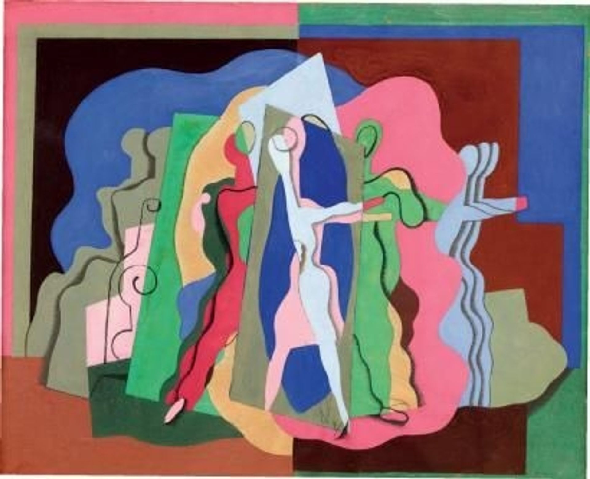 Le bal Musette by Georges Valmier