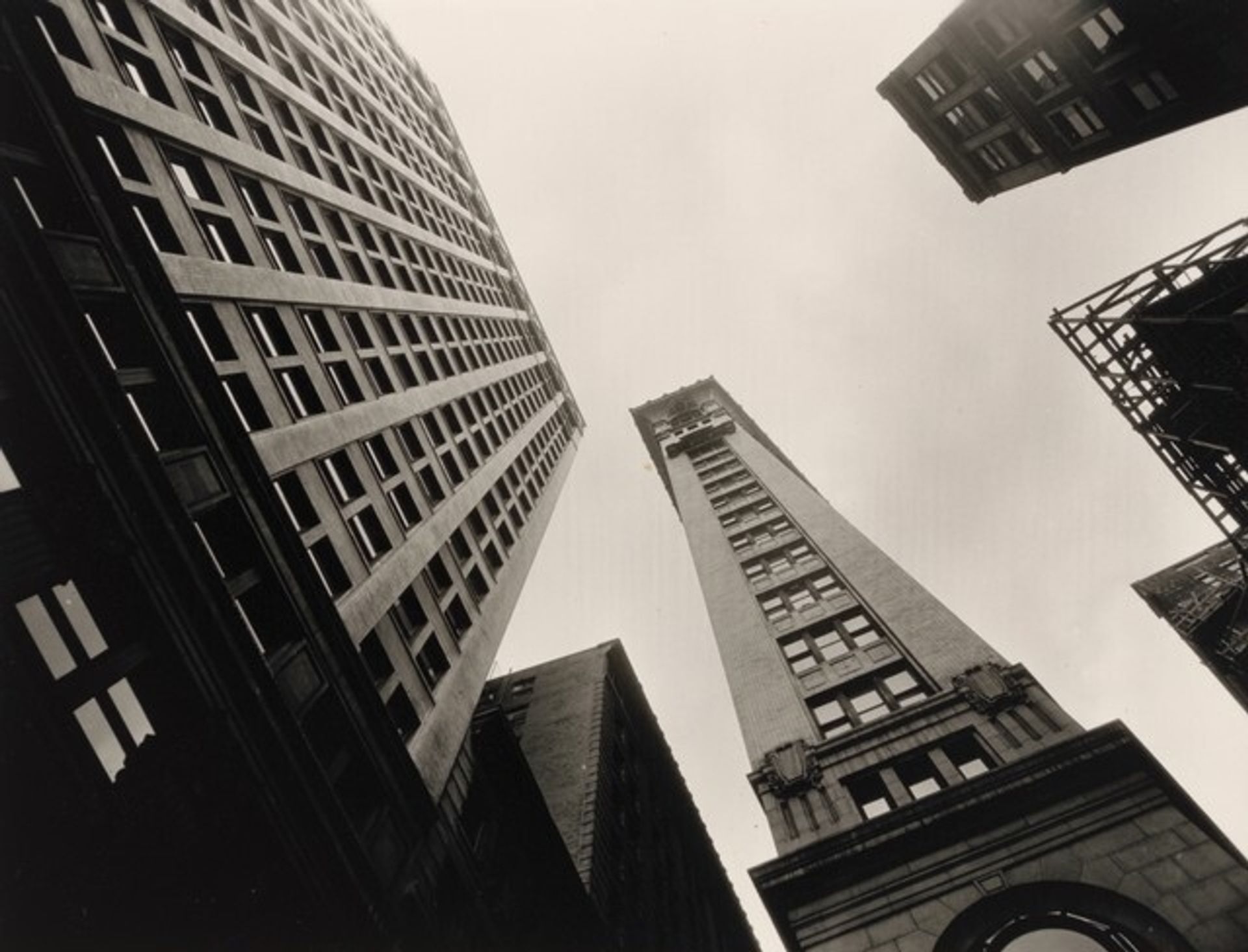Five Corners Near Wall Street by Ralph Steiner