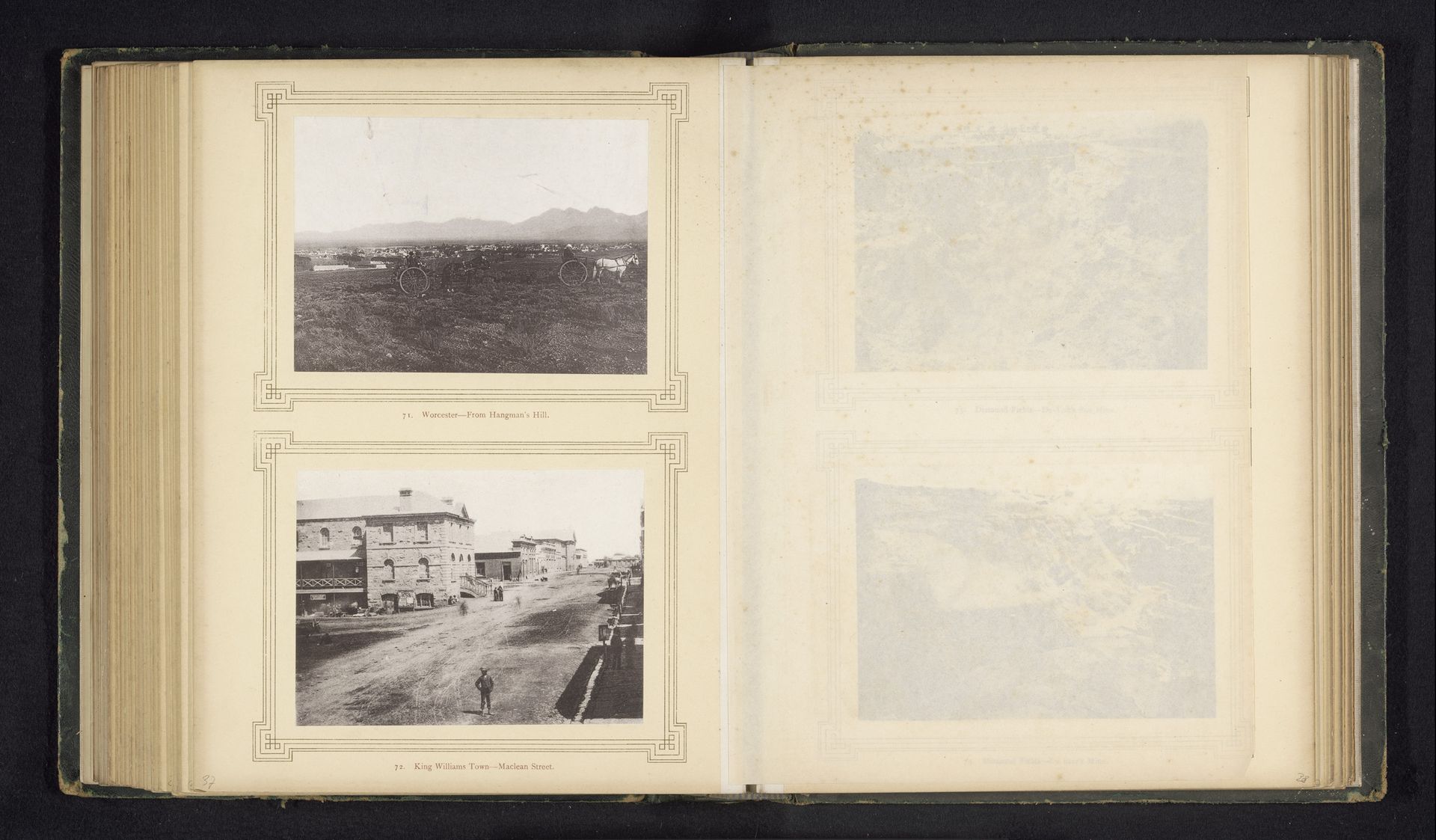 ["Worcester-From Hangman's Hill", "King William's Town-Maclean Street"] by Sam Alexander