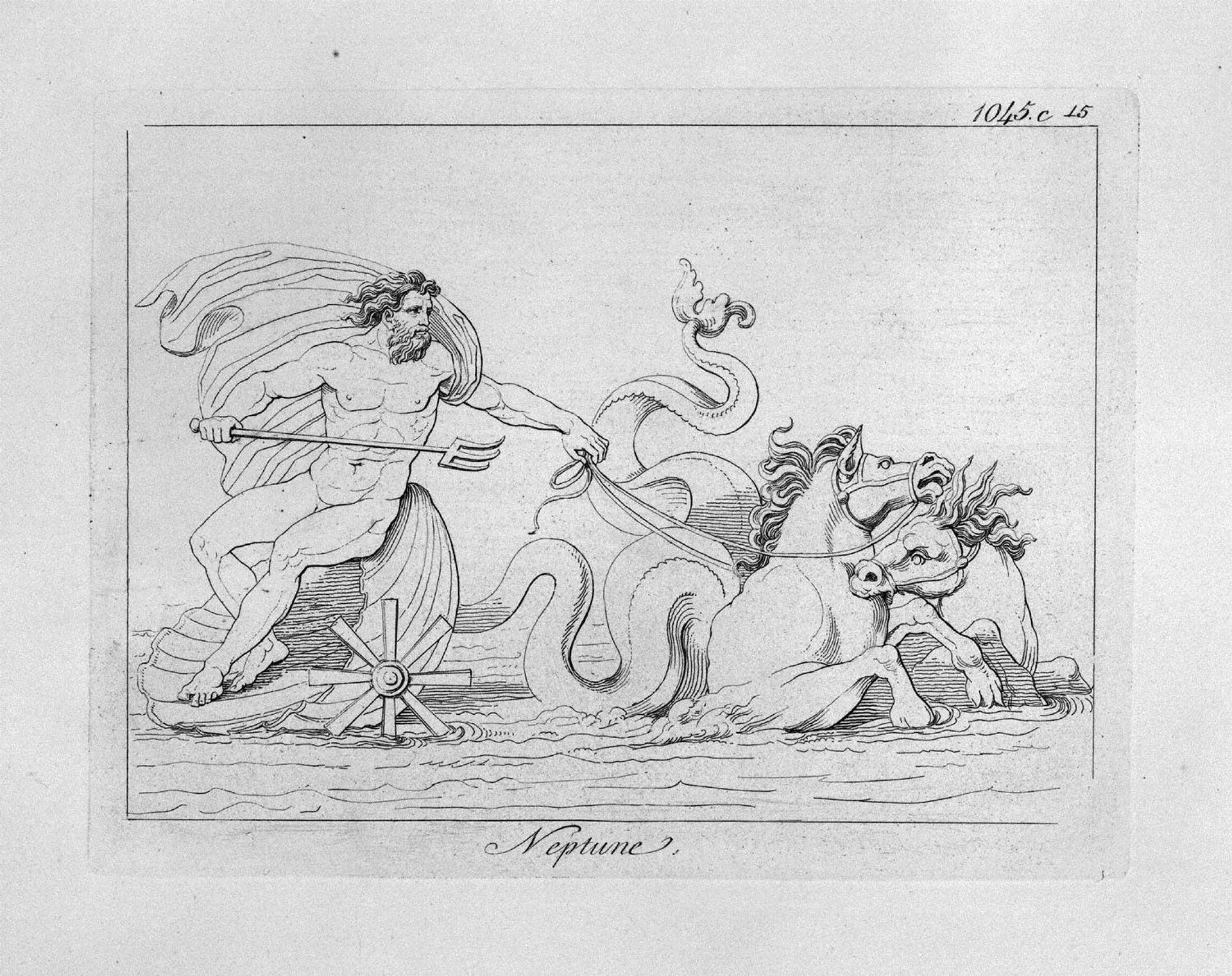 Neptune by Giovanni Battista Piranesi