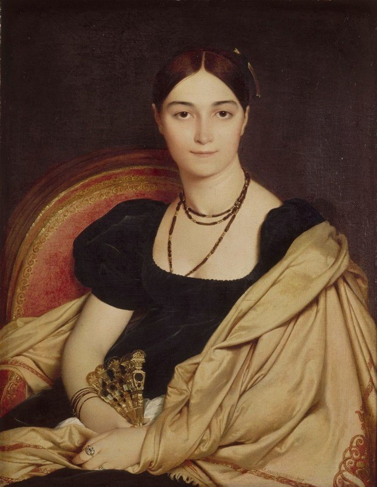 Portrait De Madame Duvaucey by Jean Auguste Dominique Ingres