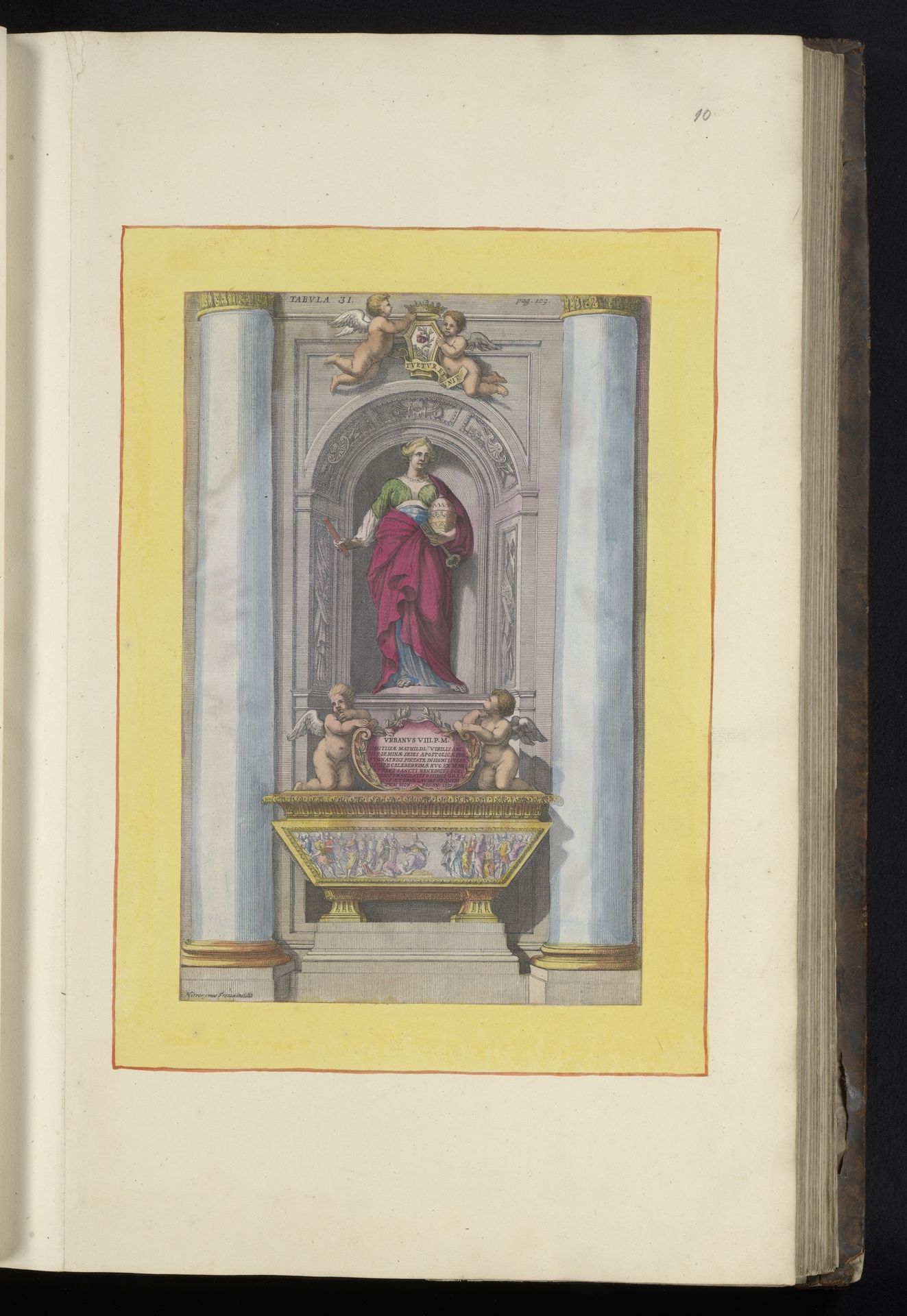 Grafmonument voor Matilda van Canossa by Giovanni Girolamo Frezza