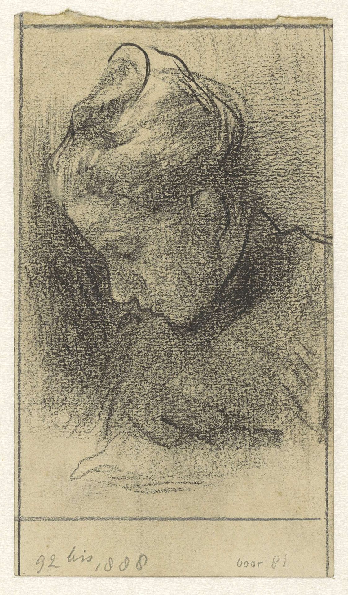 Portret van Justje by Jan Veth