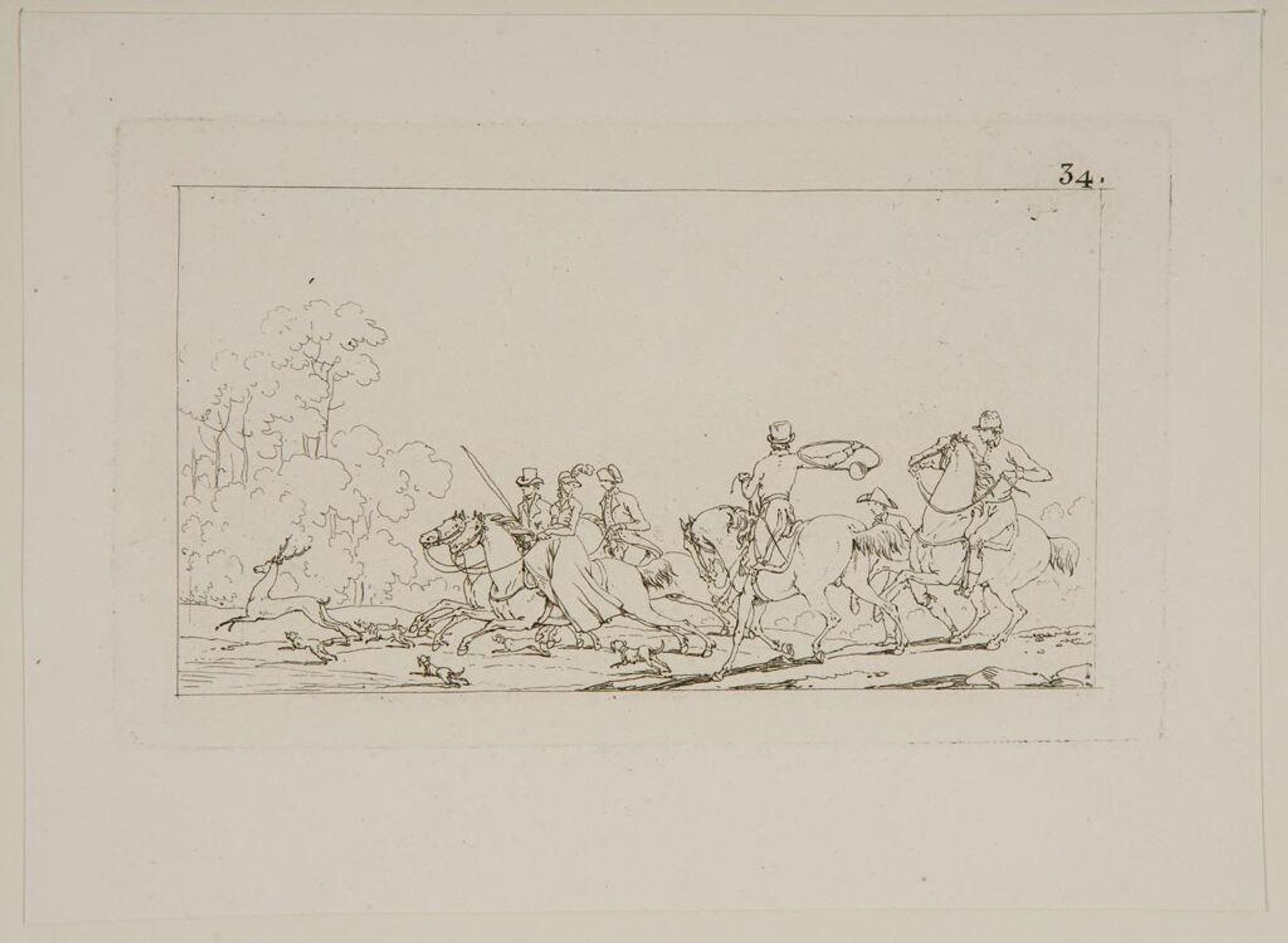 Plate XXXI by Jacques-Francois-Joseph Swebach