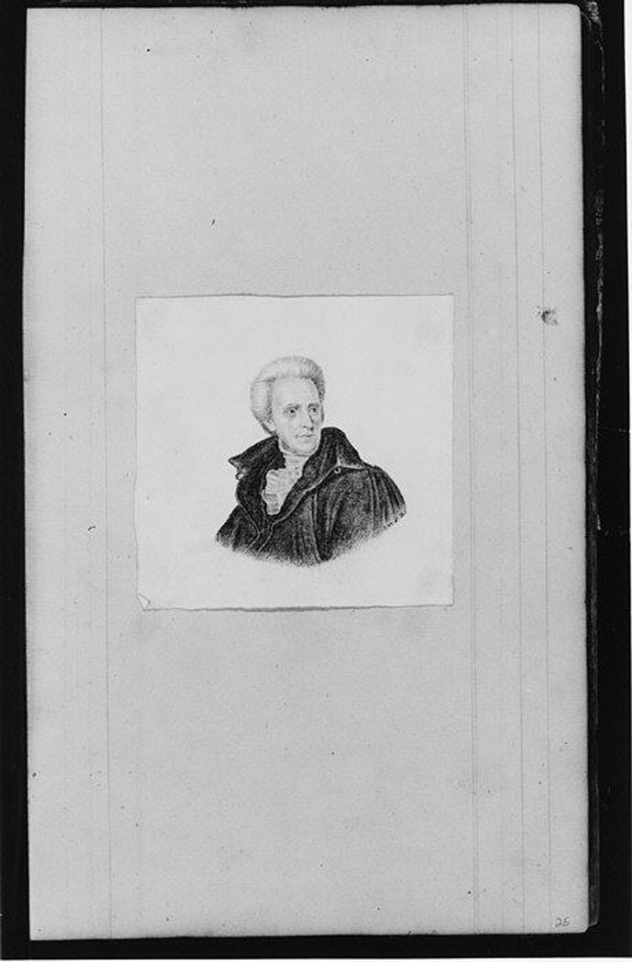 Bust Portrait of Andrew Jackson (?) (from Sketchbook) by John William Casilear