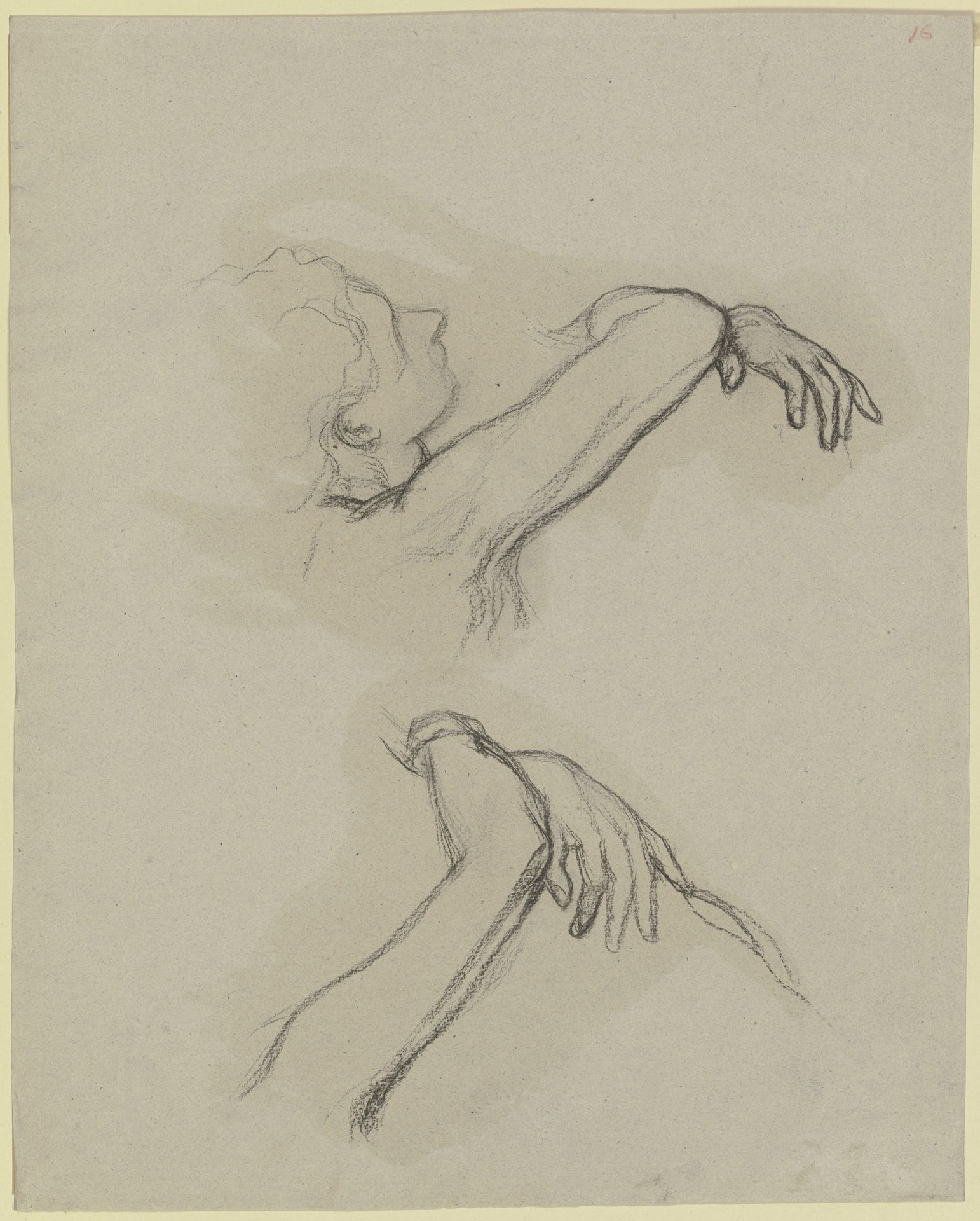 Kopf und Arme der Julia aus _Romeo und Julia_ by Victor Müller